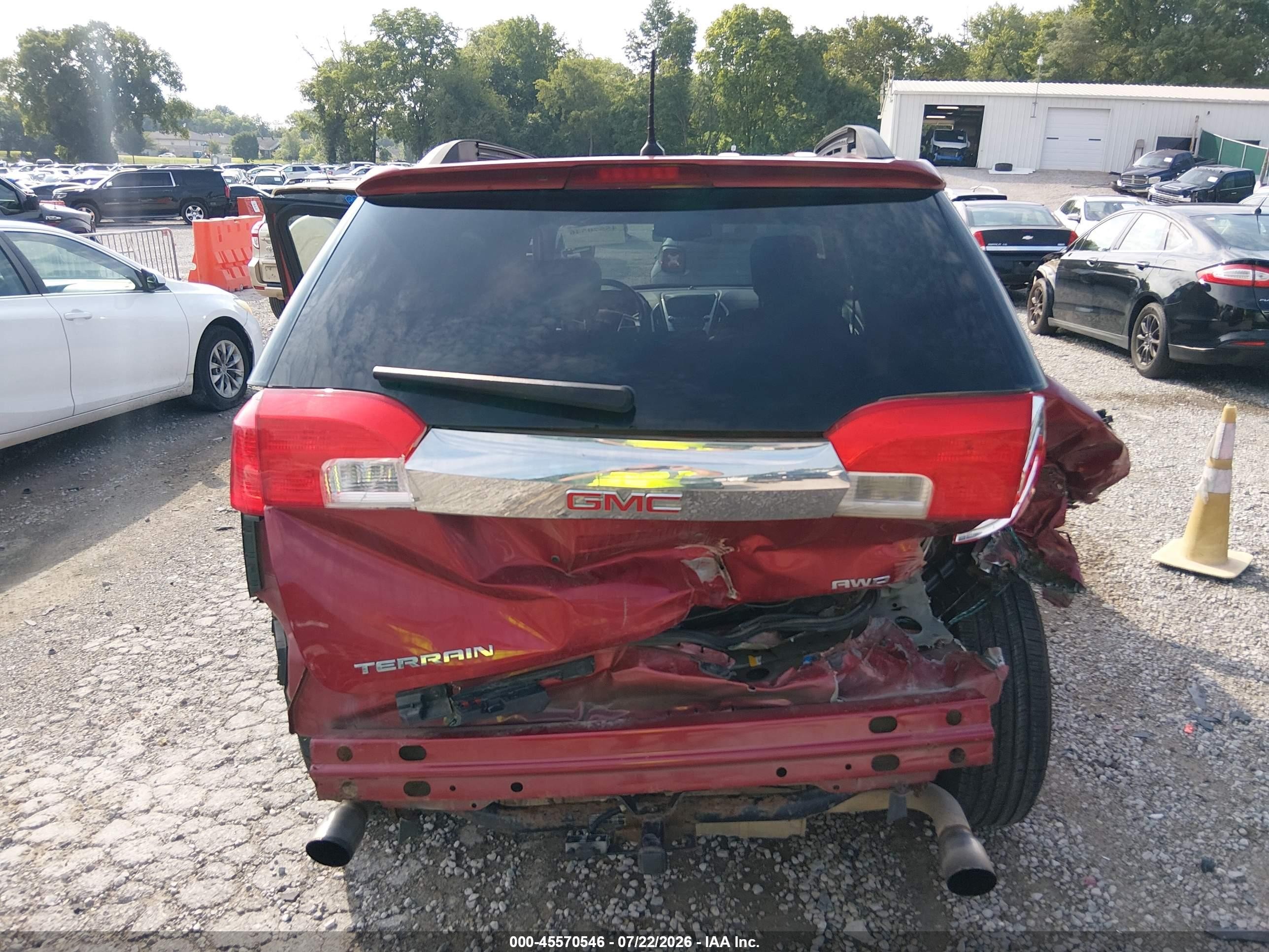 2013 Gmc Terrain Sle-2 Burgundy vin: 2GKFLTE36D6207886