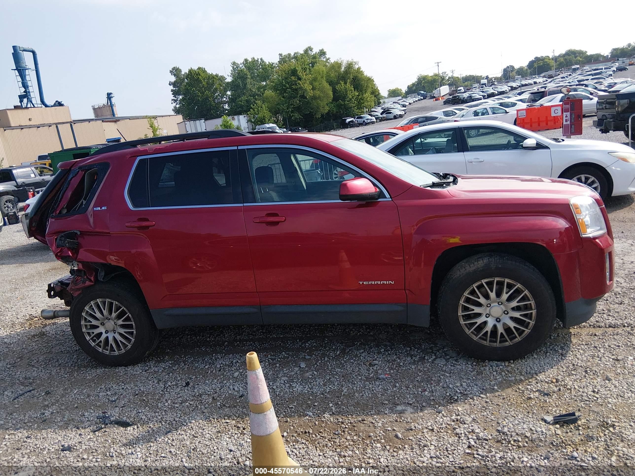 2013 Gmc Terrain Sle-2 Burgundy vin: 2GKFLTE36D6207886