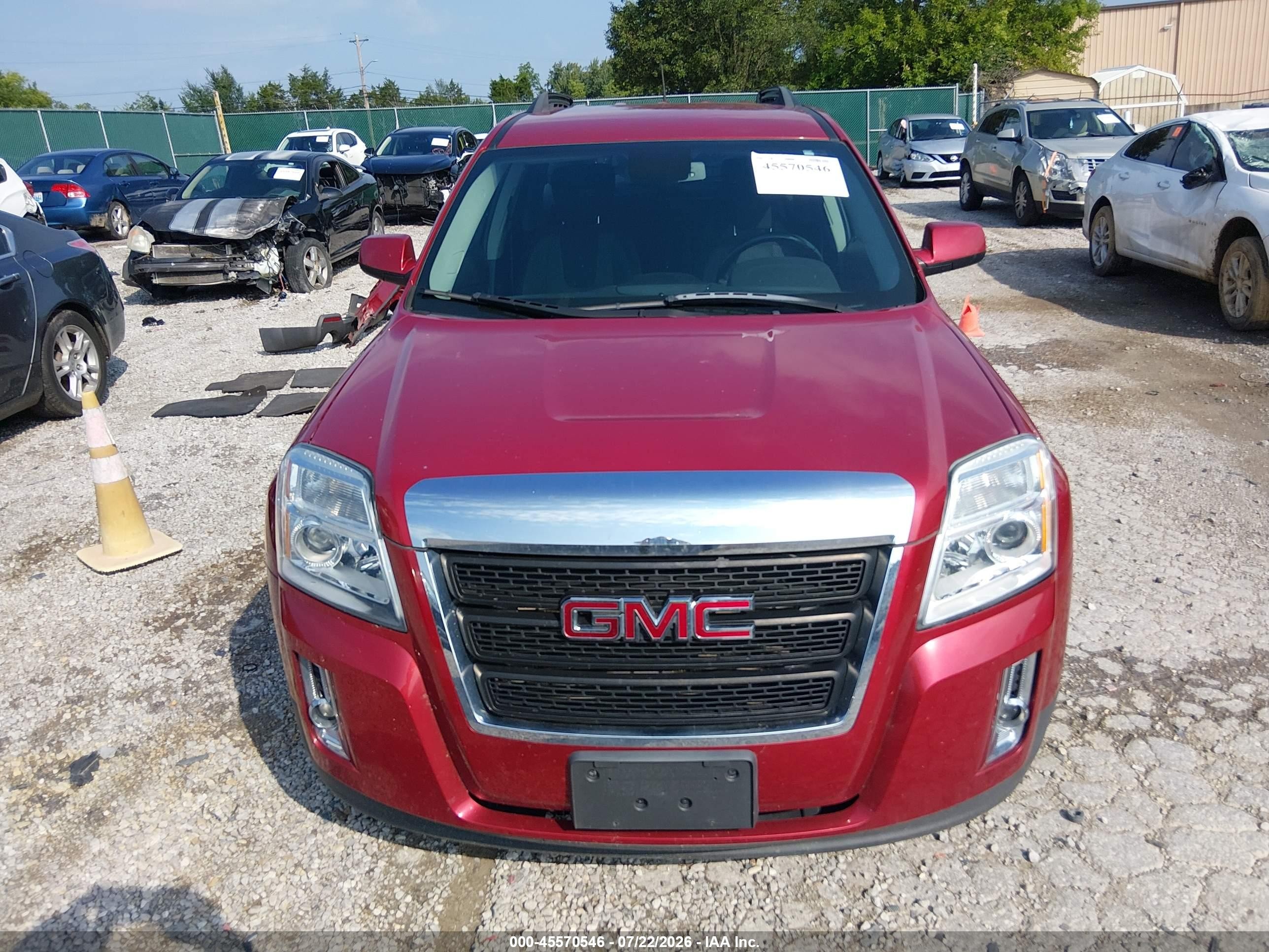 2013 Gmc Terrain Sle-2 Burgundy vin: 2GKFLTE36D6207886