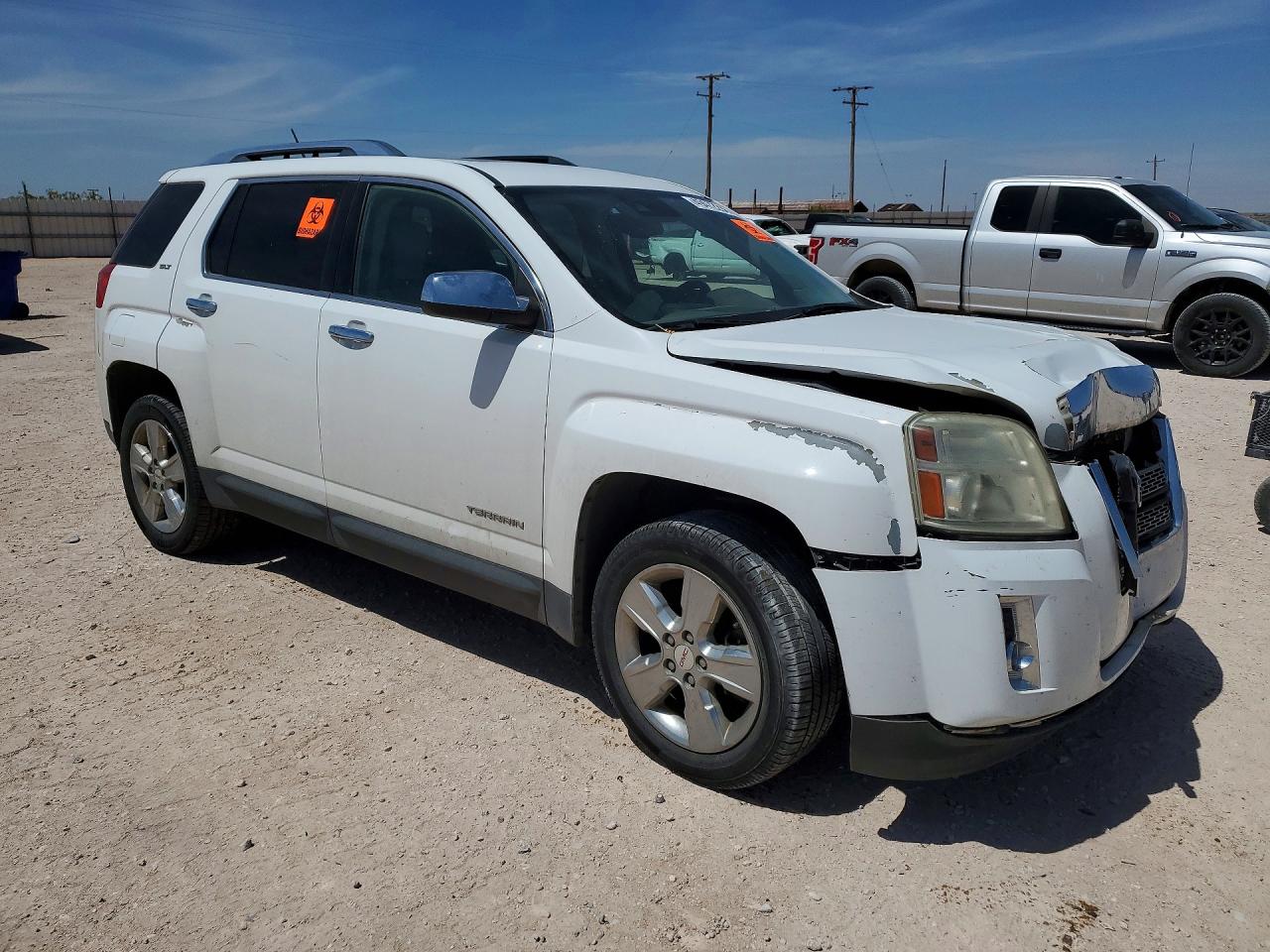 2015 Gmc Terrain Slt White vin: 2GKFLTE36F6160636