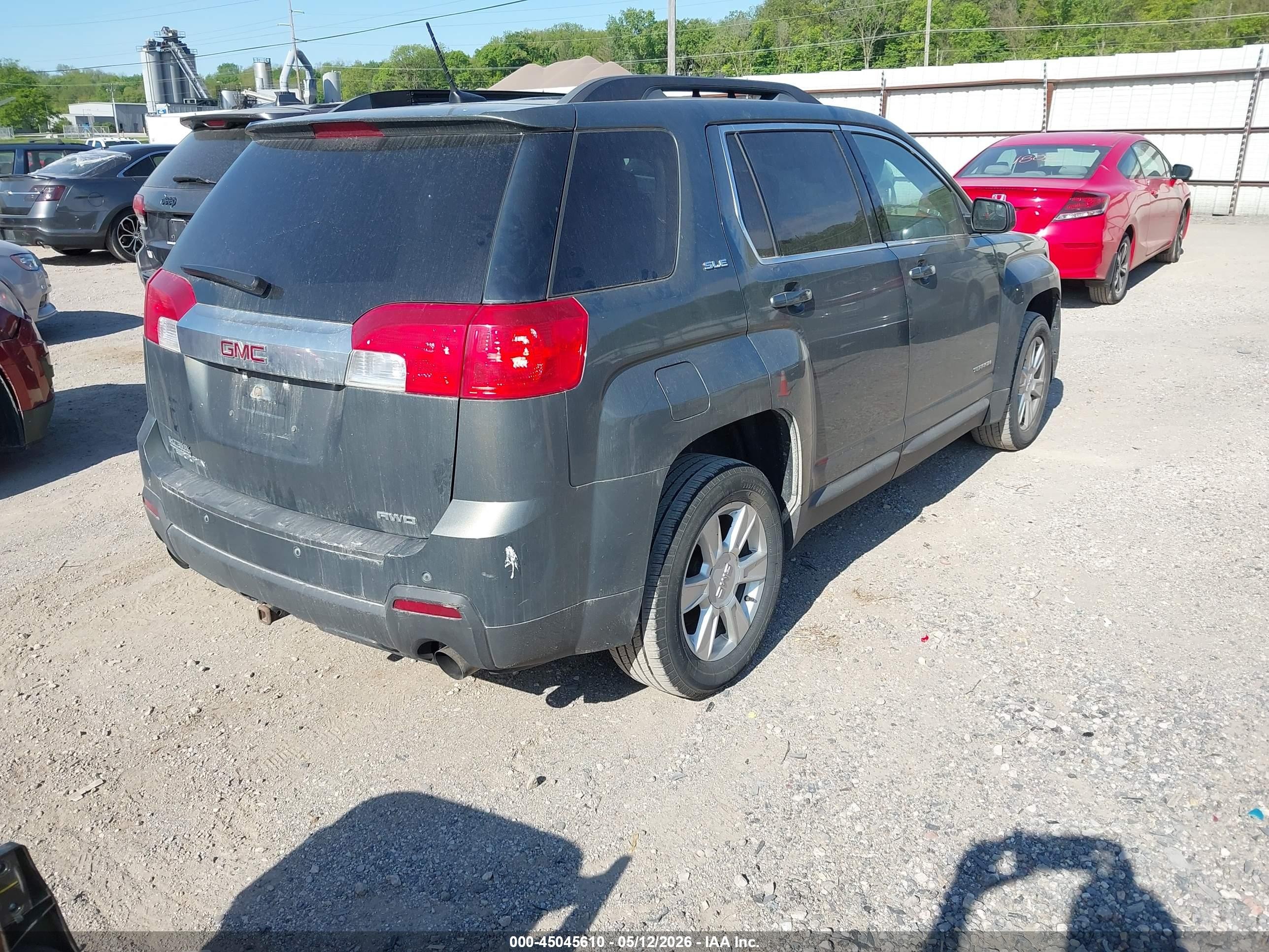 2013 Gmc Terrain Sle-2 Серый vin: 2GKFLTE37D6259883