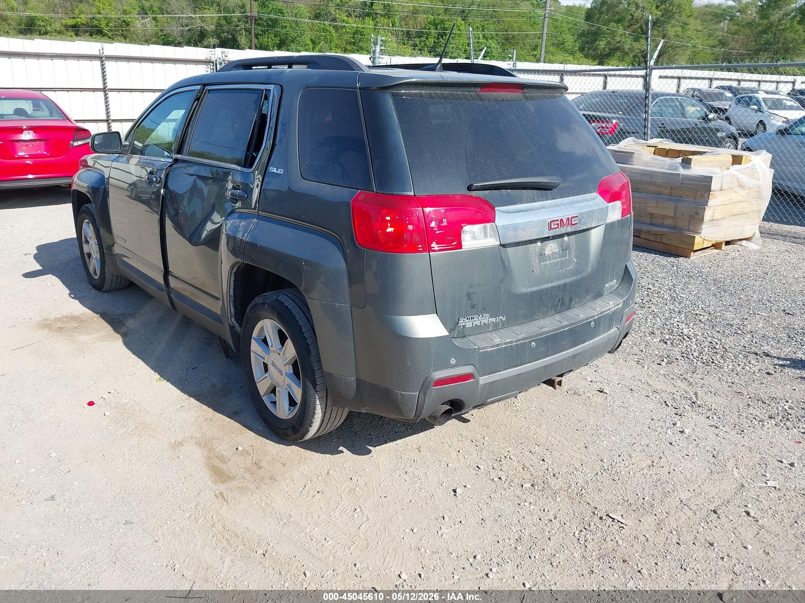 2013 Gmc Terrain Sle-2 Серый vin: 2GKFLTE37D6259883