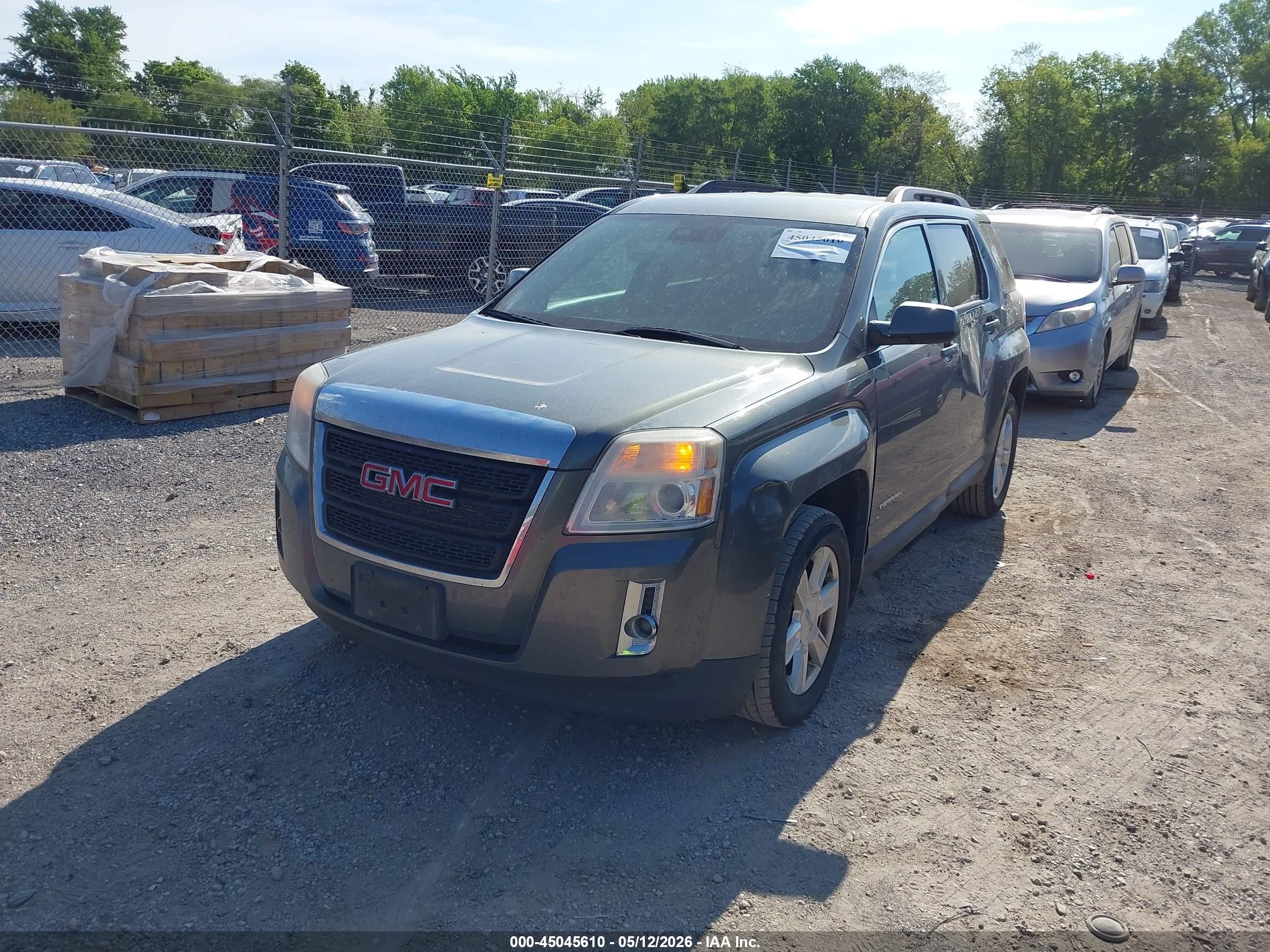 2013 Gmc Terrain Sle-2 Серый vin: 2GKFLTE37D6259883
