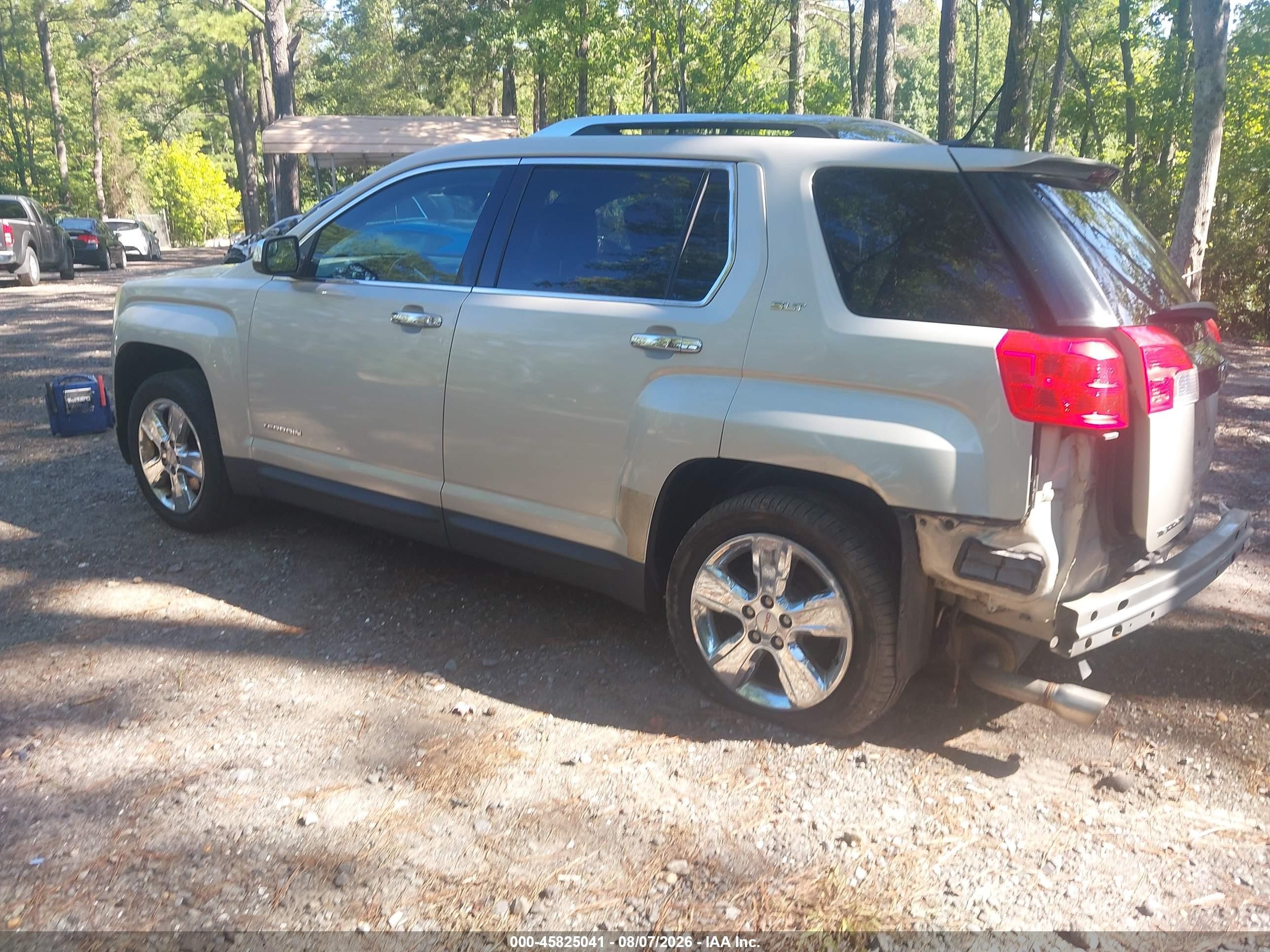 2014 Gmc Terrain Slt-2 Желто-коричневый vin: 2GKFLTE37E6175984
