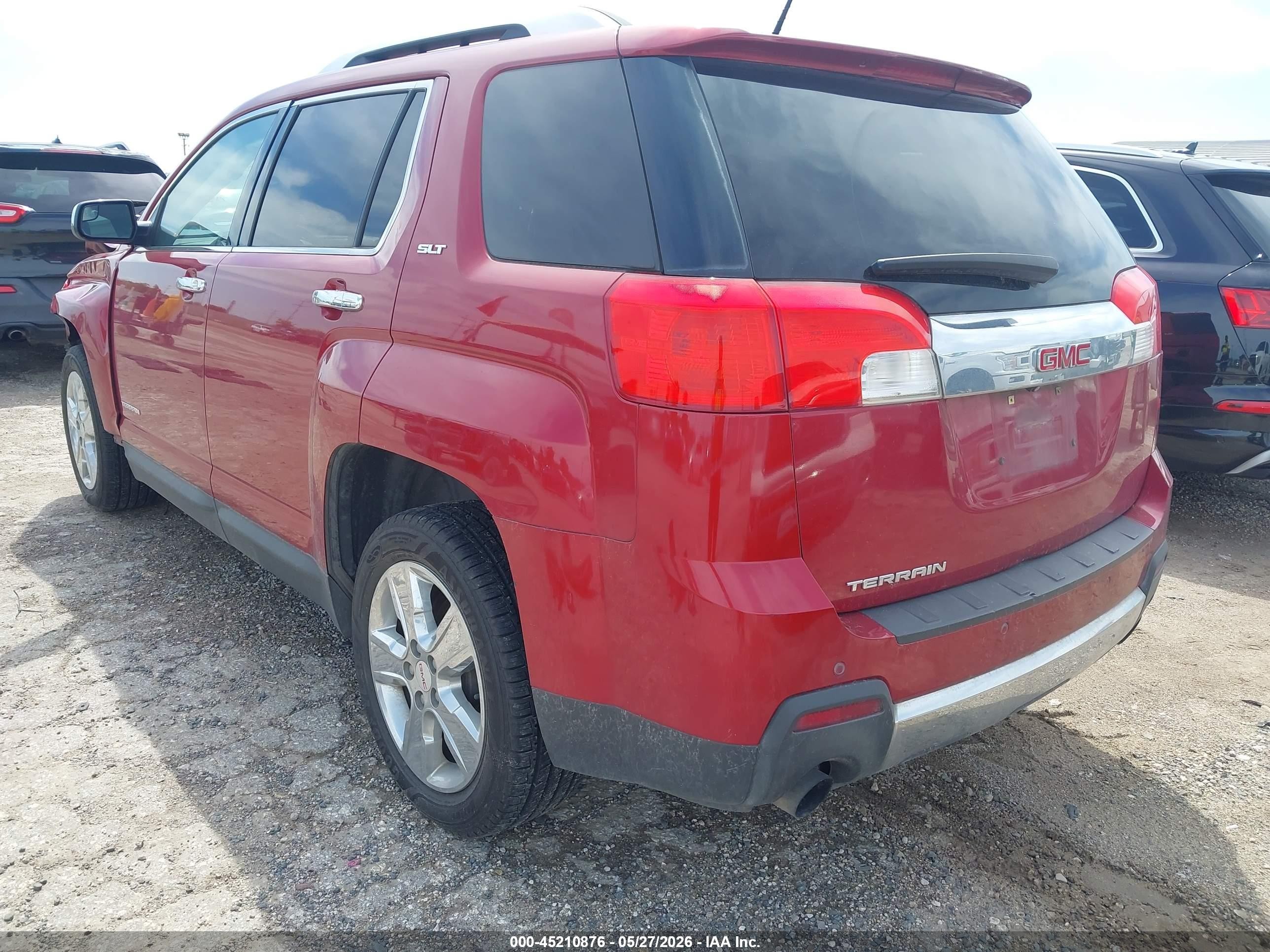 2014 Gmc Terrain Slt-2 Red vin: 2GKFLTE37E6298040