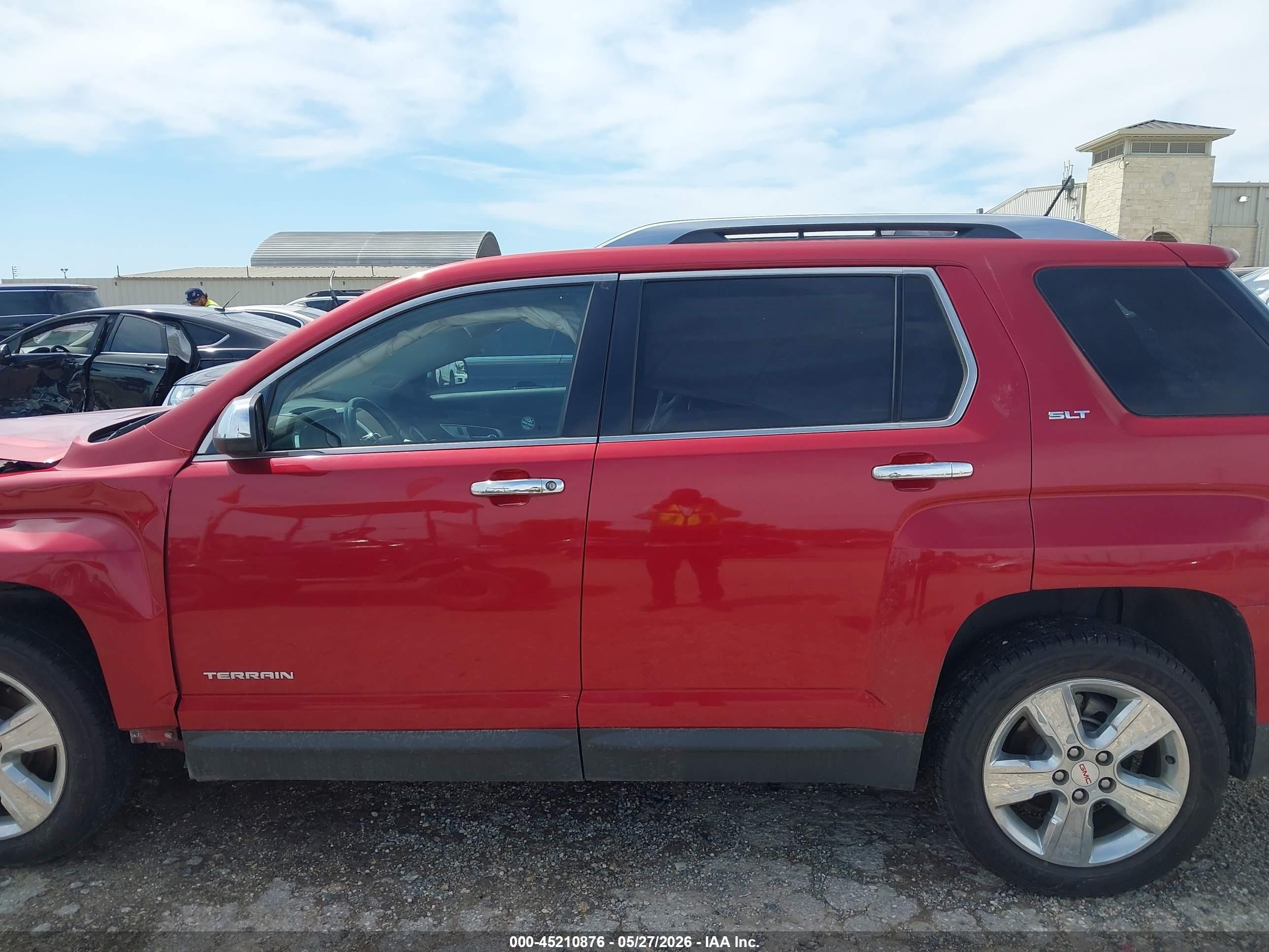 2014 Gmc Terrain Slt-2 Red vin: 2GKFLTE37E6298040