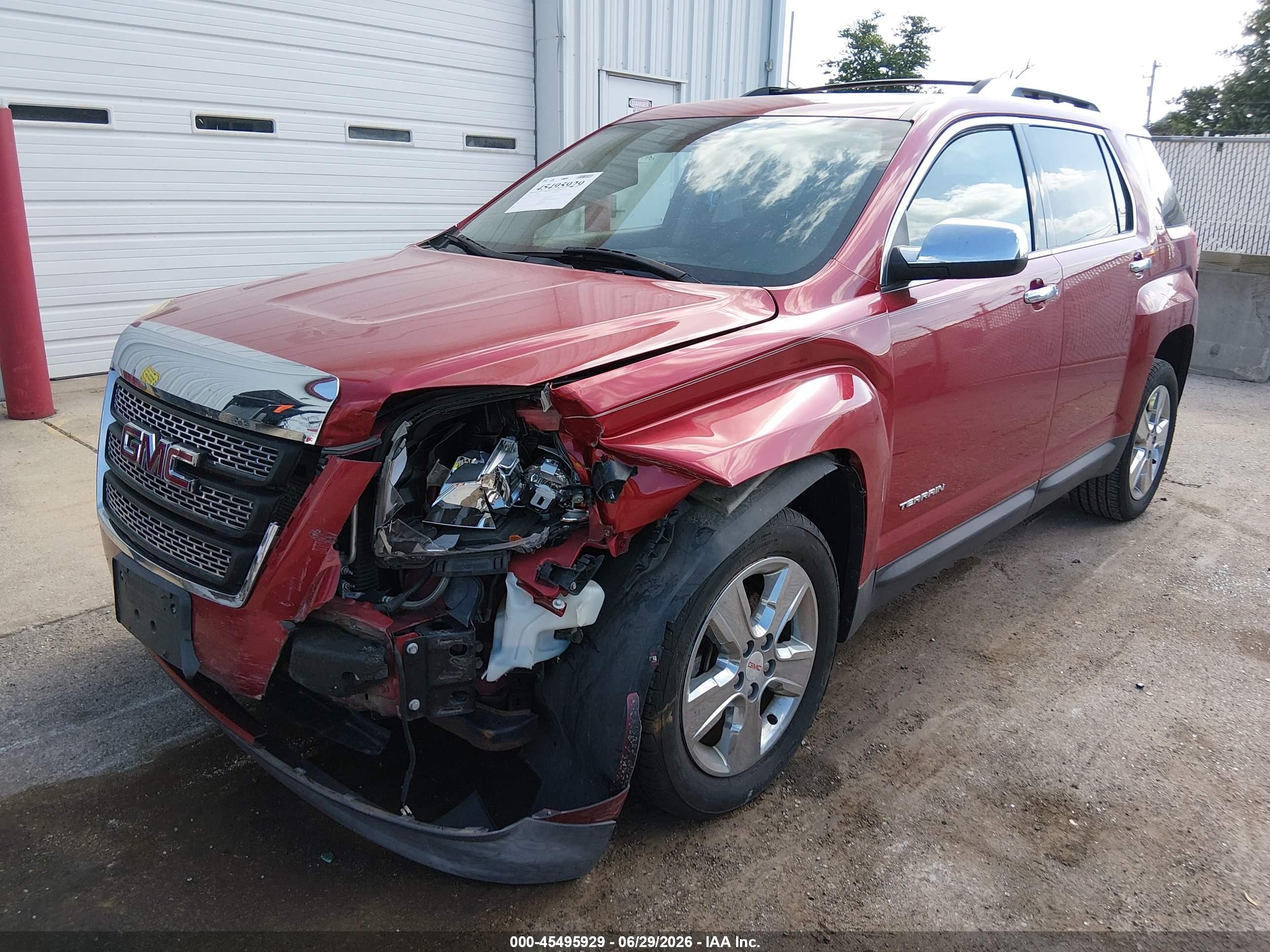 2015 Gmc Terrain Slt-2 Red vin: 2GKFLTE37F6140279