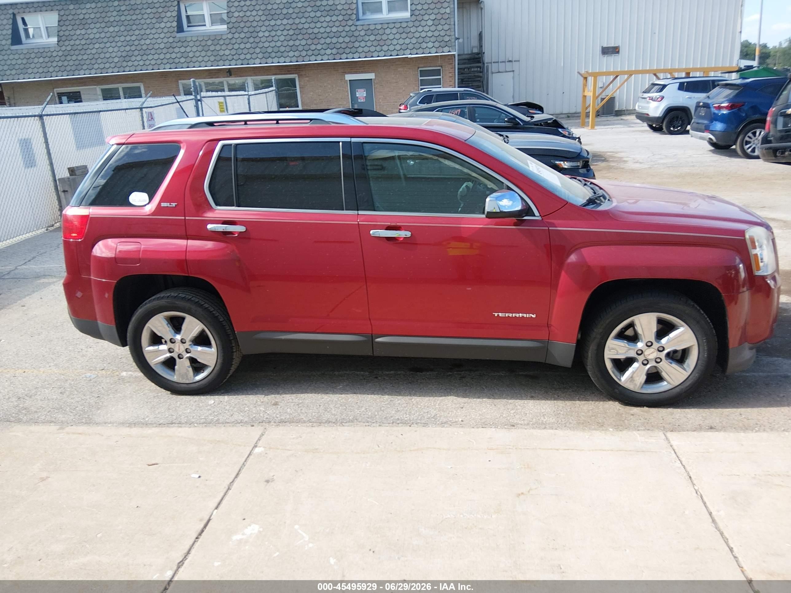 2015 Gmc Terrain Slt-2 Red vin: 2GKFLTE37F6140279