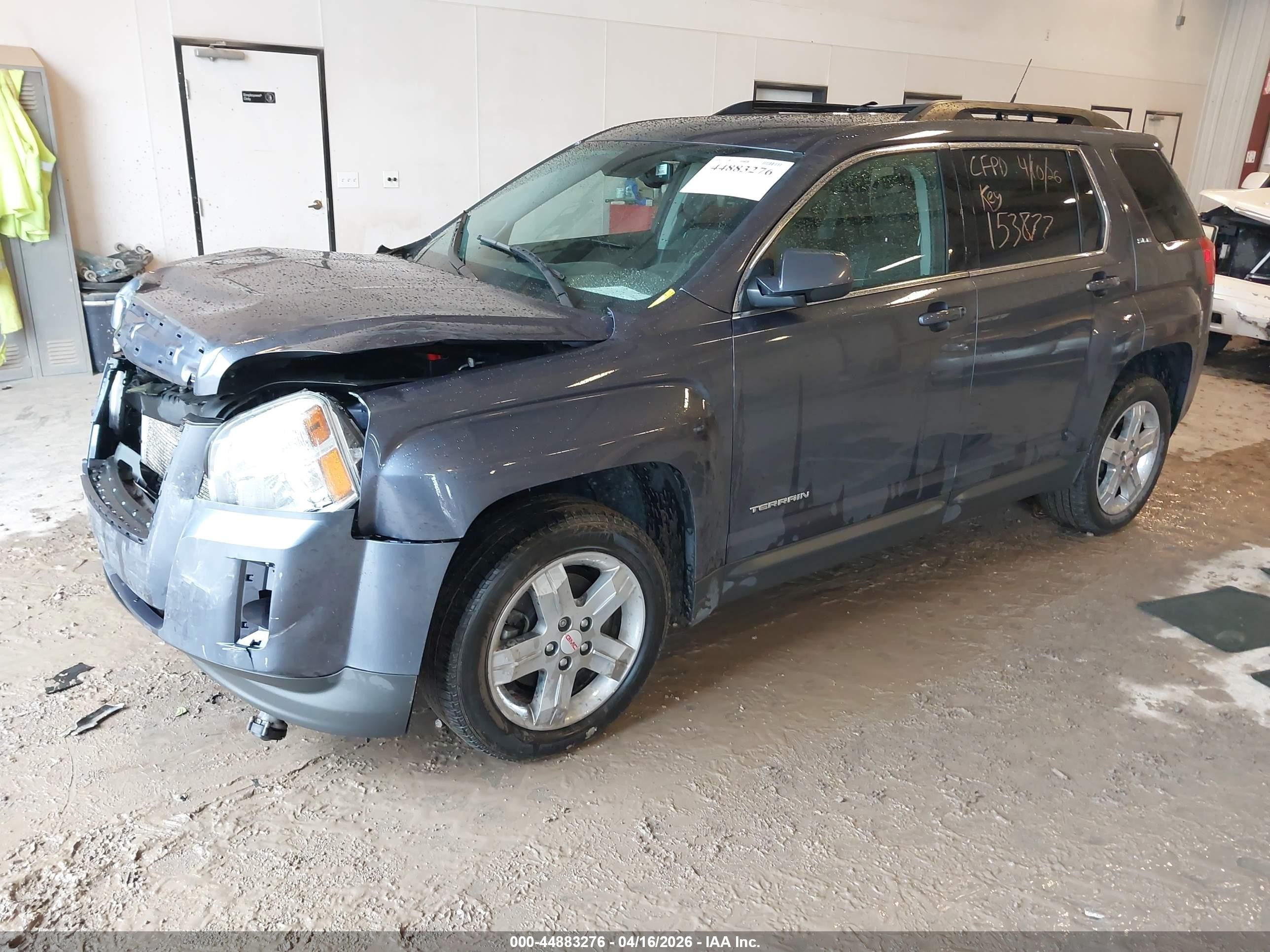 2013 Gmc Terrain Sle-2 Gray vin: 2GKFLTE38D6153877