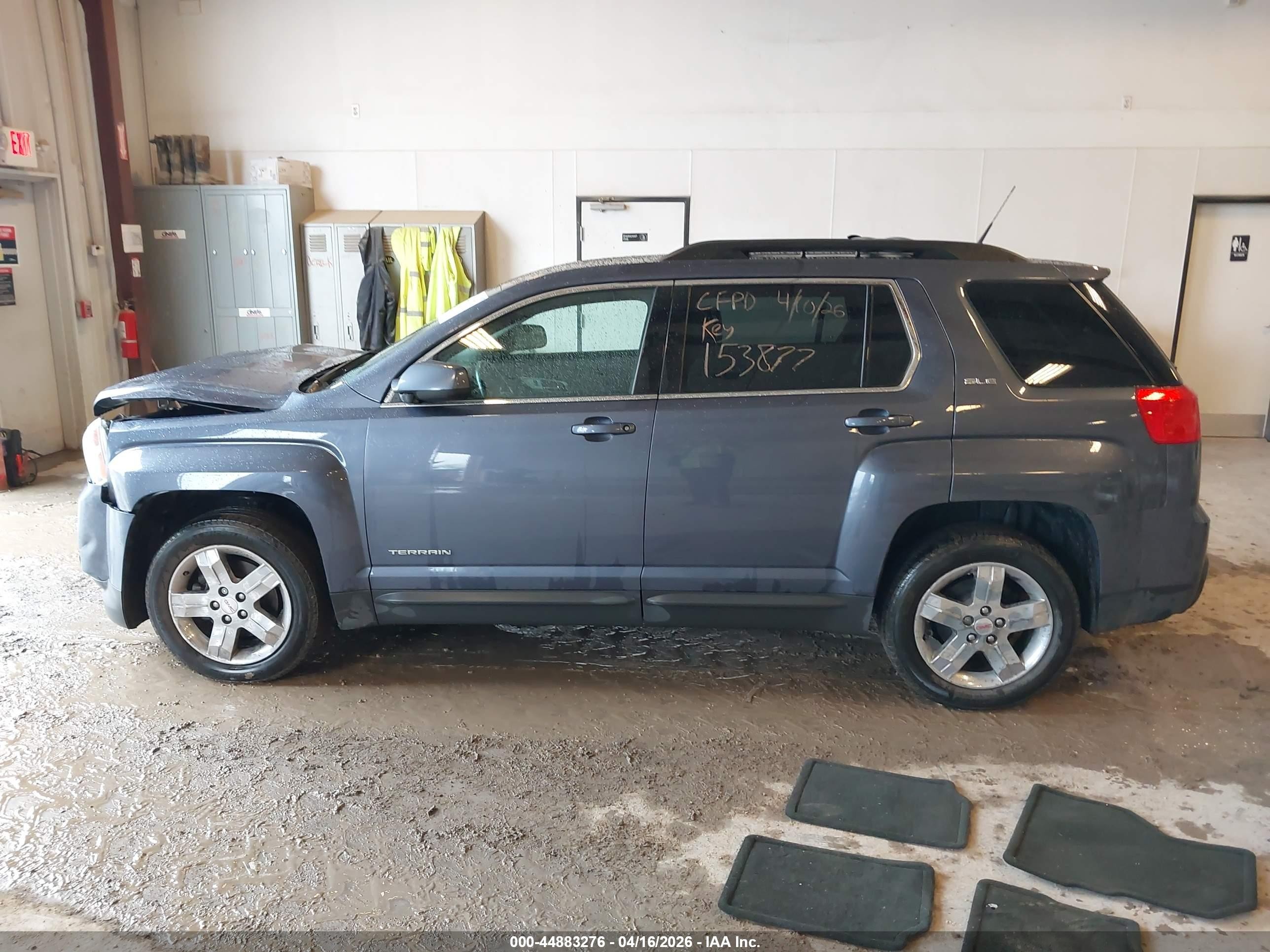 2013 Gmc Terrain Sle-2 Gray vin: 2GKFLTE38D6153877