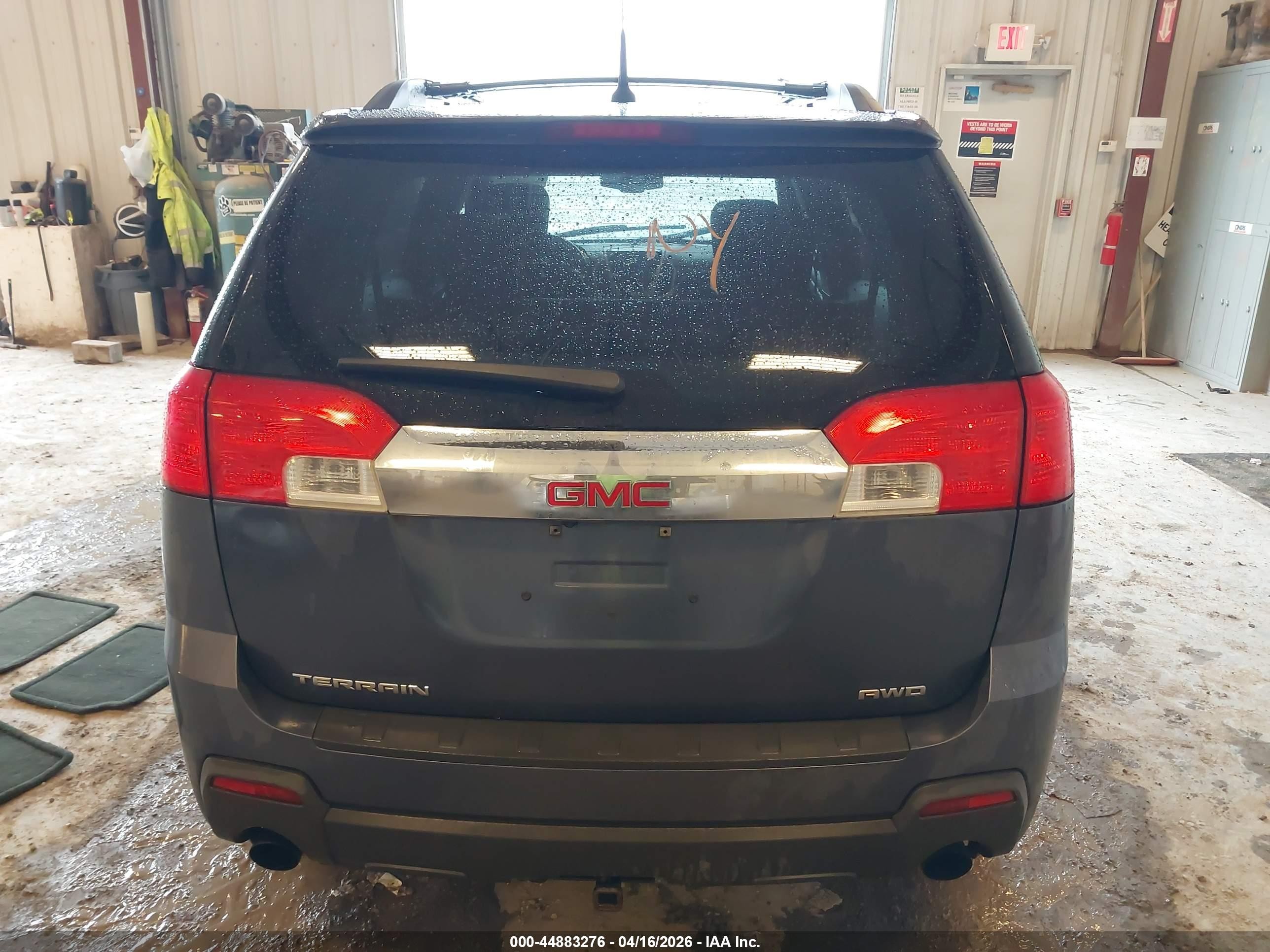 2013 Gmc Terrain Sle-2 Gray vin: 2GKFLTE38D6153877
