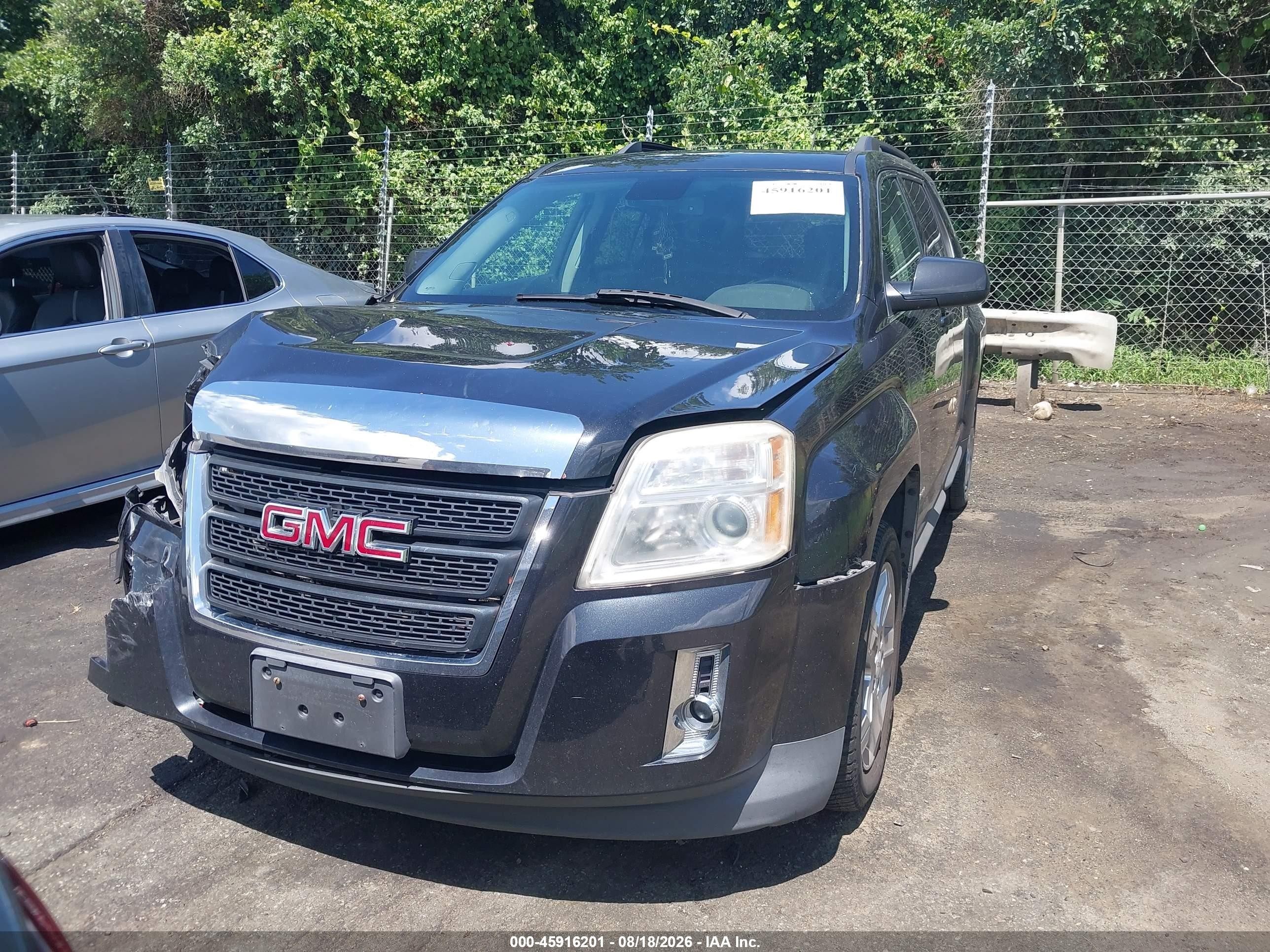 2013 Gmc Terrain Sle-2 Black vin: 2GKFLTE38D6185261