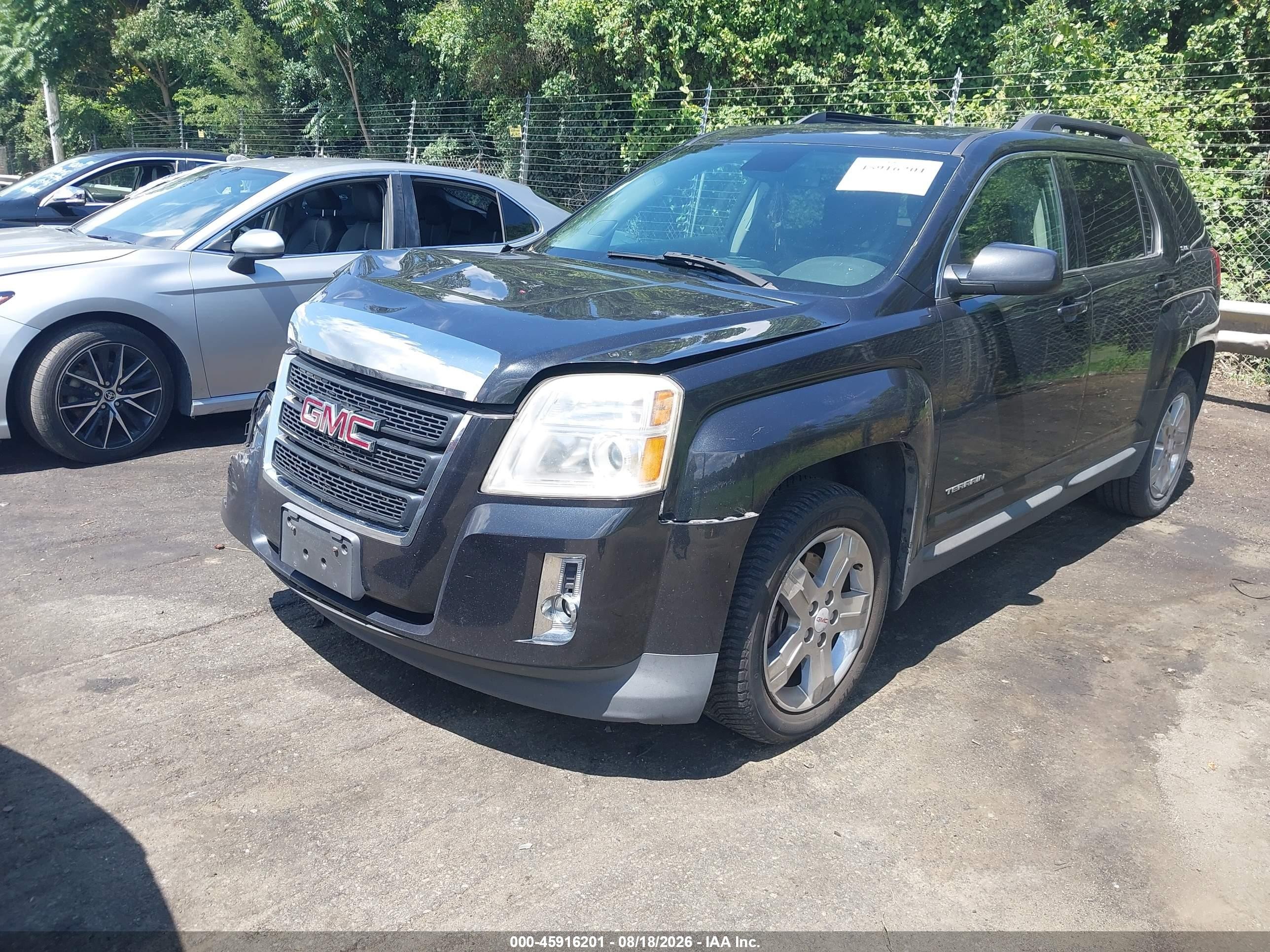 2013 Gmc Terrain Sle-2 Black vin: 2GKFLTE38D6185261