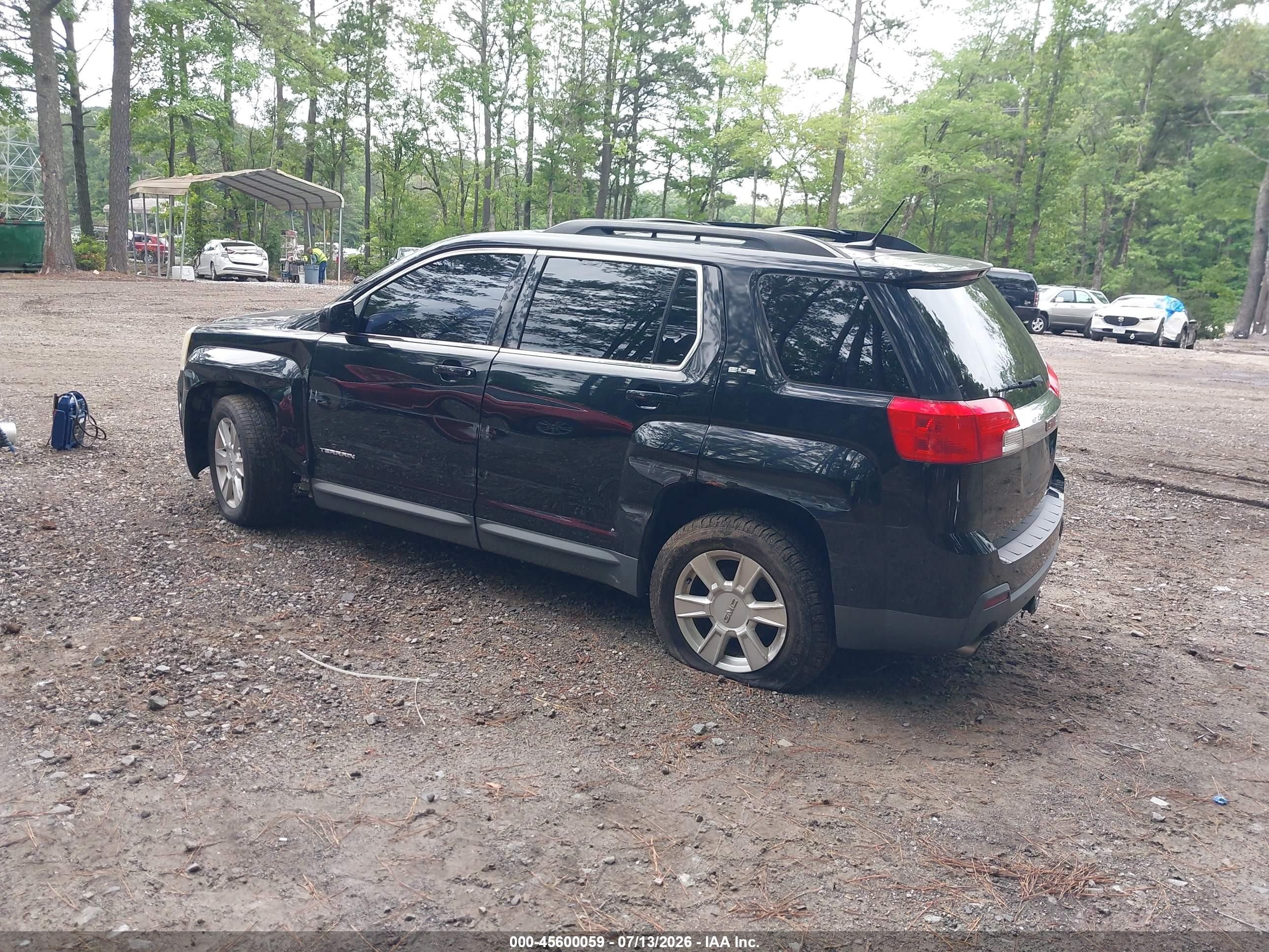 2013 Gmc Terrain Sle-2 Black vin: 2GKFLTE38D6404753