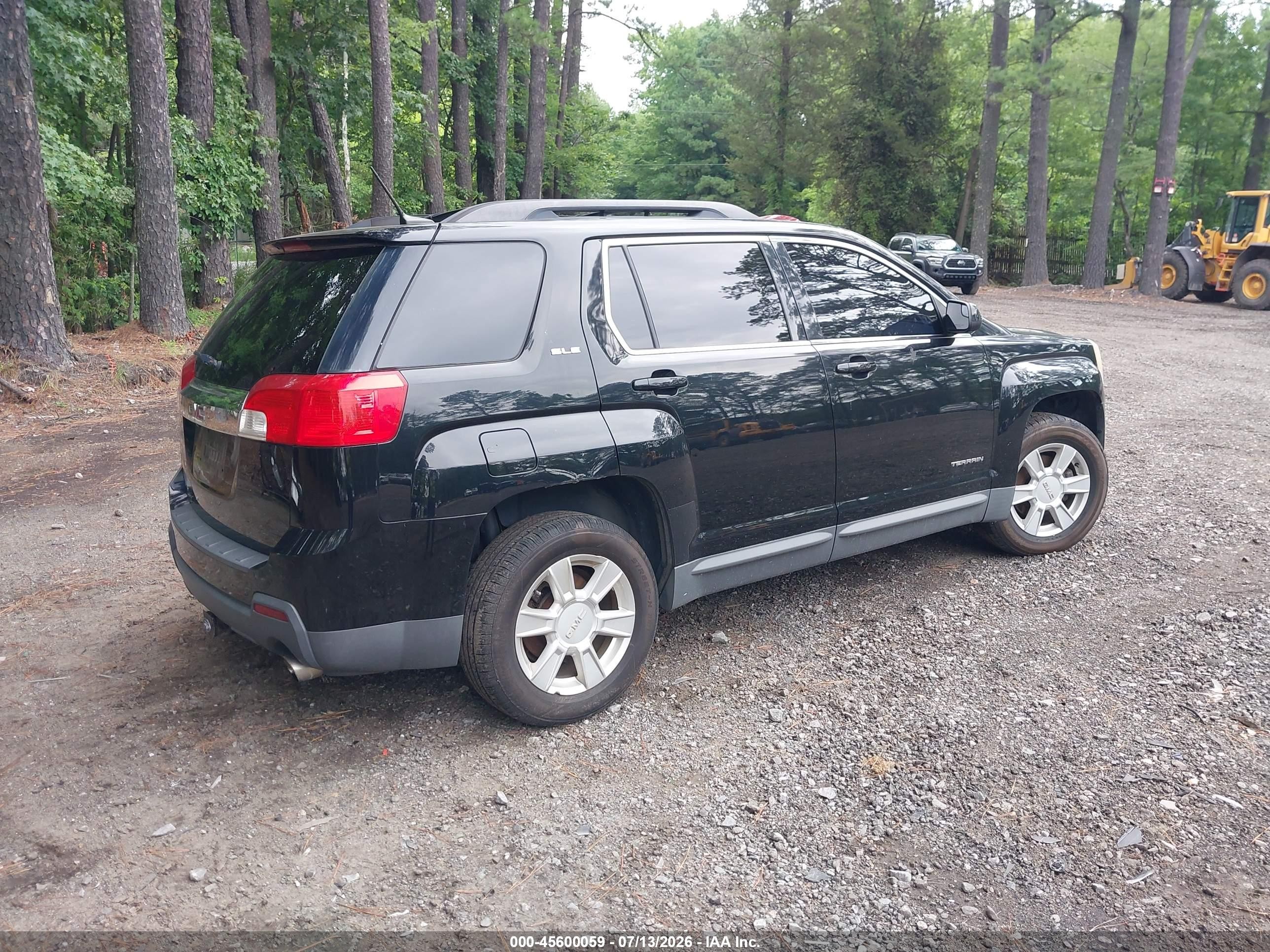 2013 Gmc Terrain Sle-2 Black vin: 2GKFLTE38D6404753