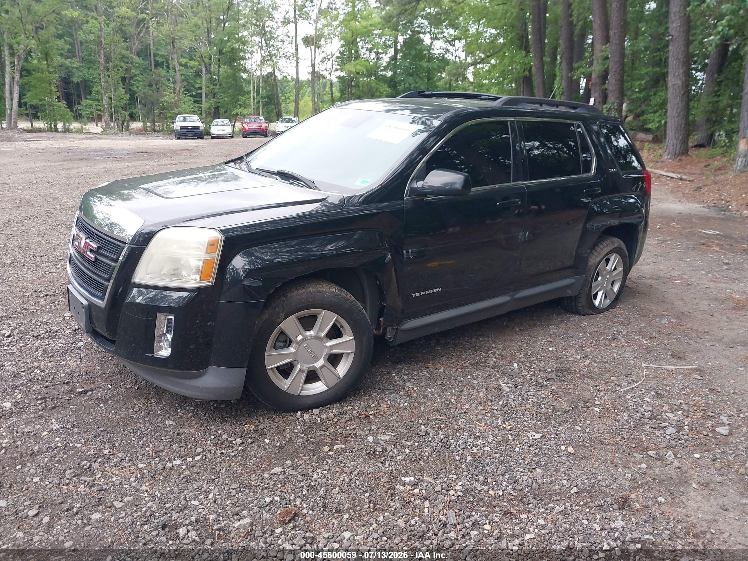 2013 Gmc Terrain Sle-2 Black vin: 2GKFLTE38D6404753