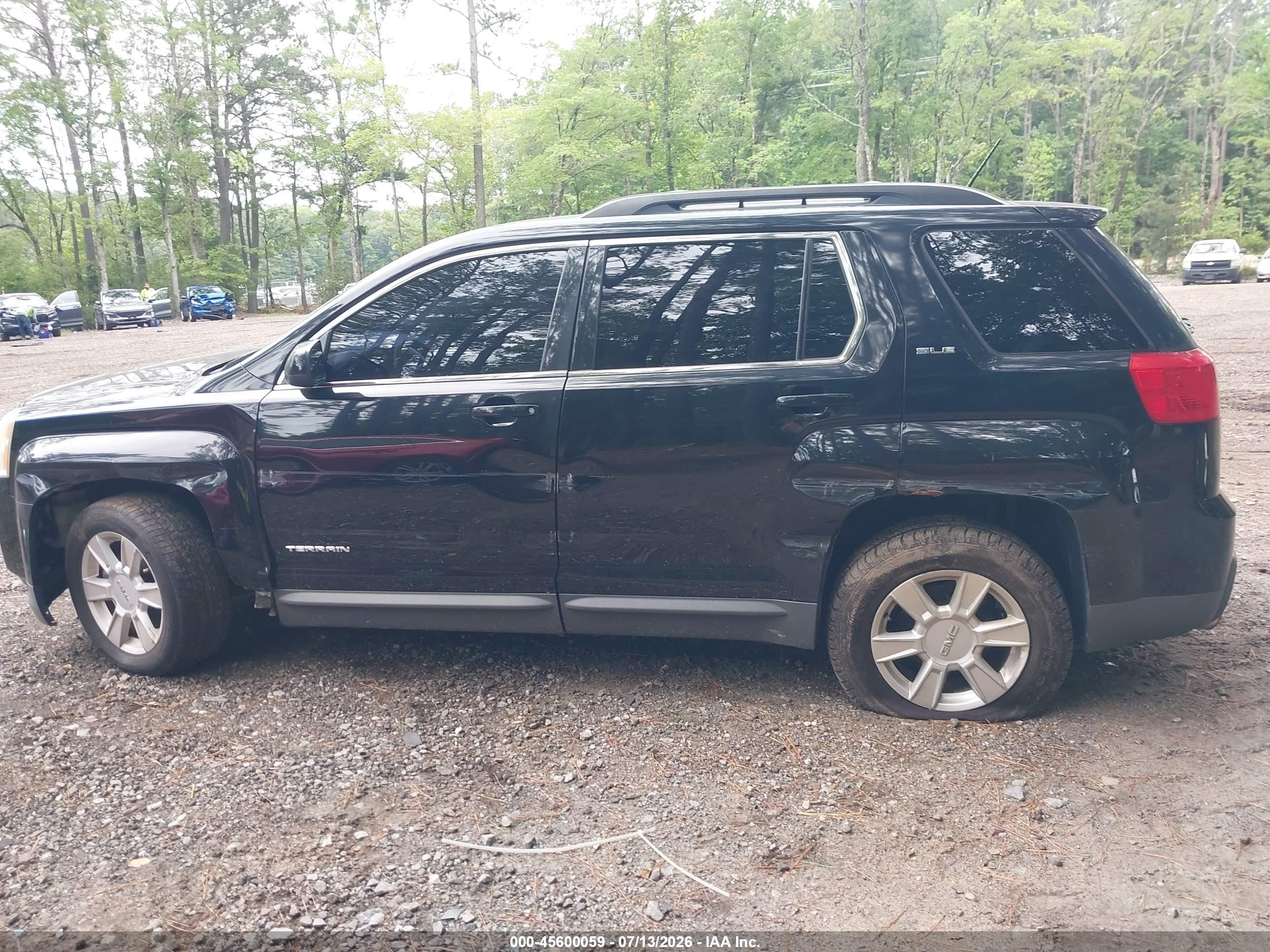 2013 Gmc Terrain Sle-2 Black vin: 2GKFLTE38D6404753