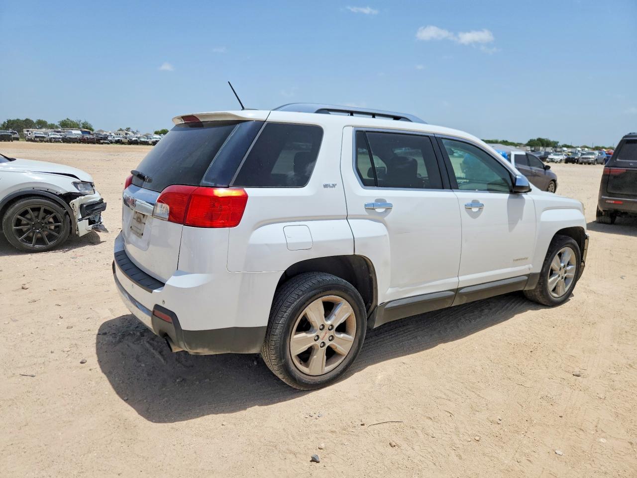2015 Gmc Terrain Slt White vin: 2GKFLTE38F6156149