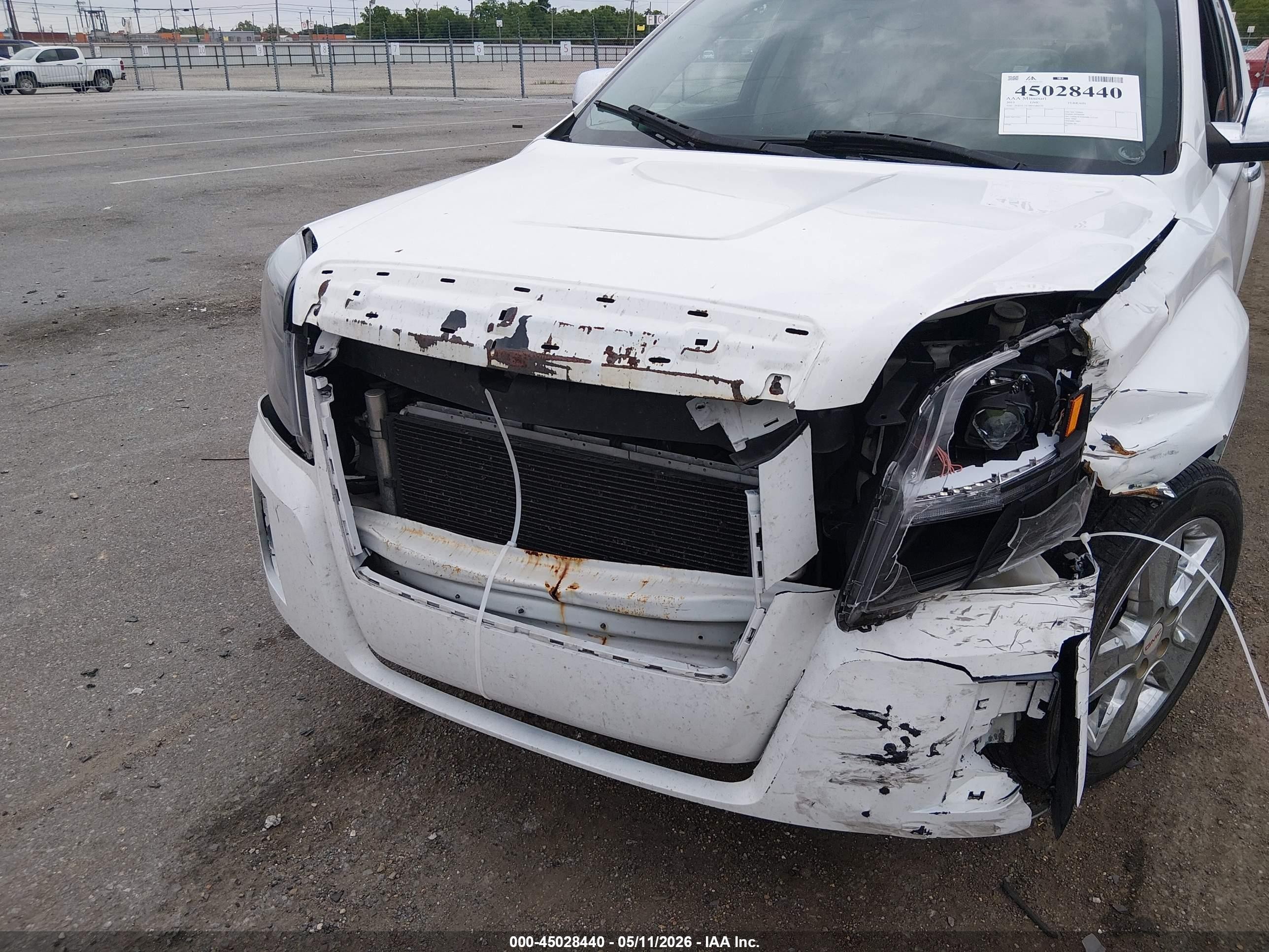 2015 Gmc Terrain Slt-2 White vin: 2GKFLTE38F6188230