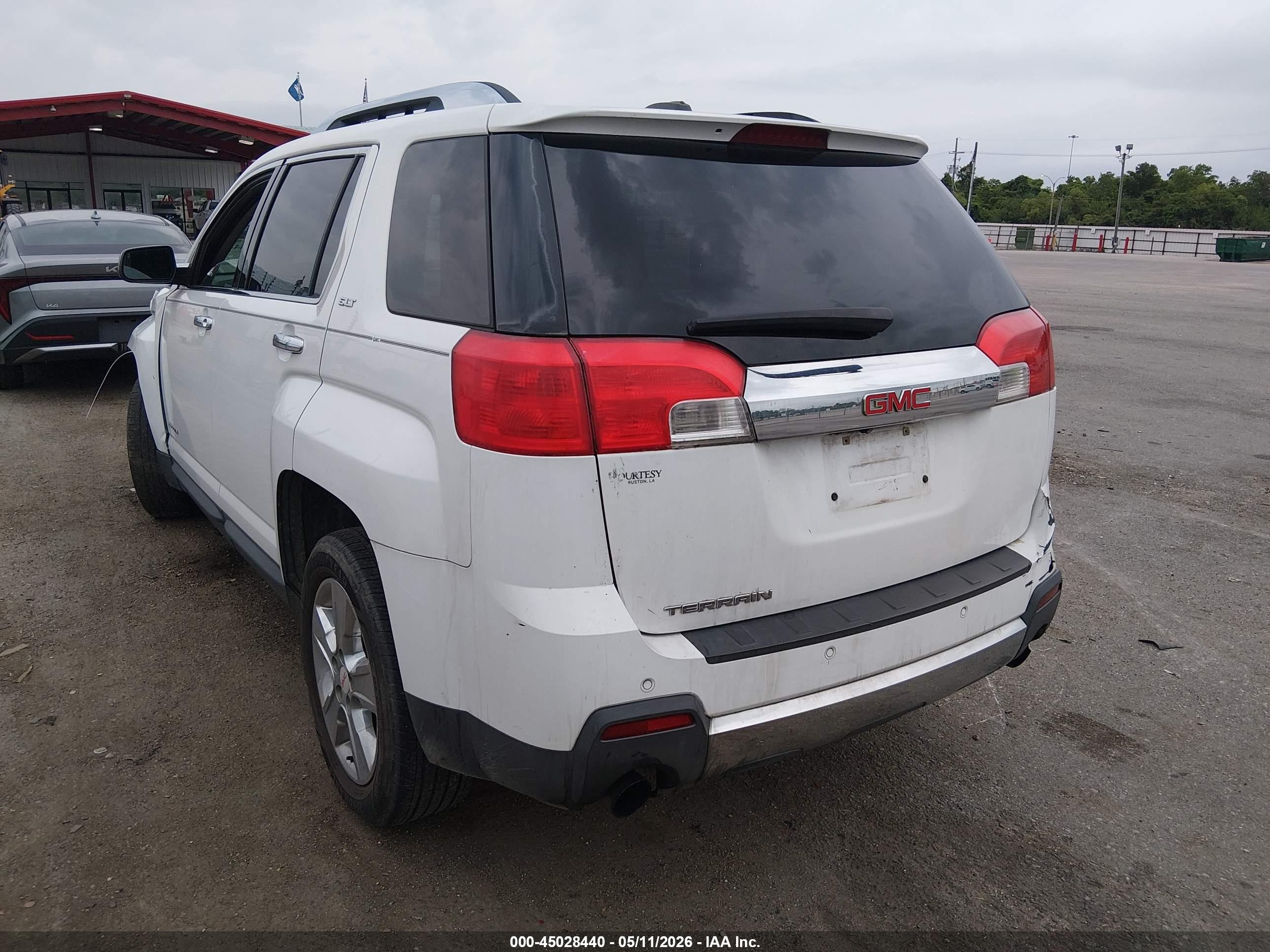 2015 Gmc Terrain Slt-2 White vin: 2GKFLTE38F6188230