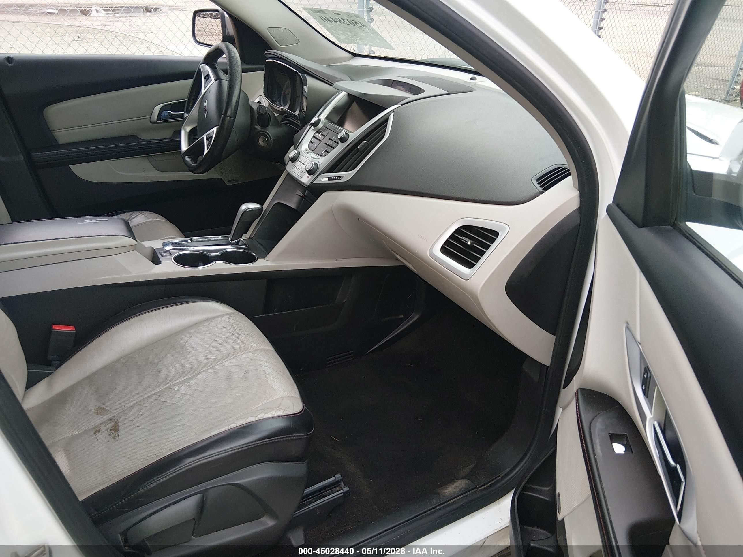 2015 Gmc Terrain Slt-2 White vin: 2GKFLTE38F6188230