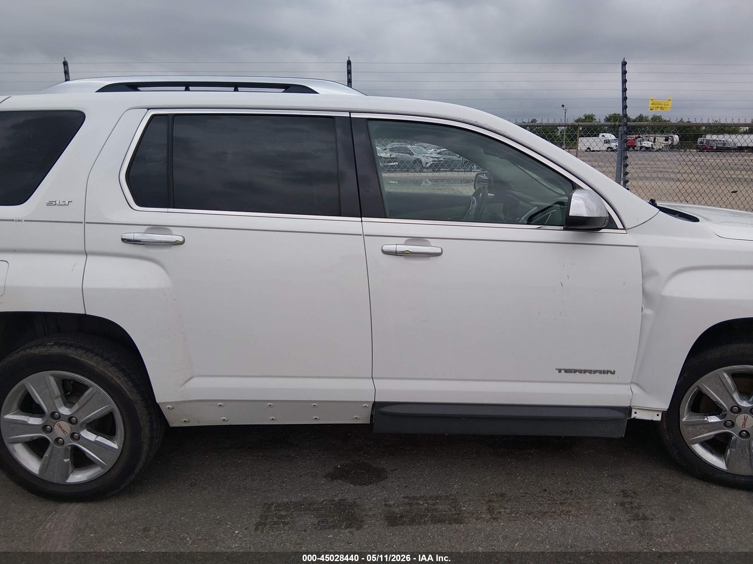 2015 Gmc Terrain Slt-2 White vin: 2GKFLTE38F6188230