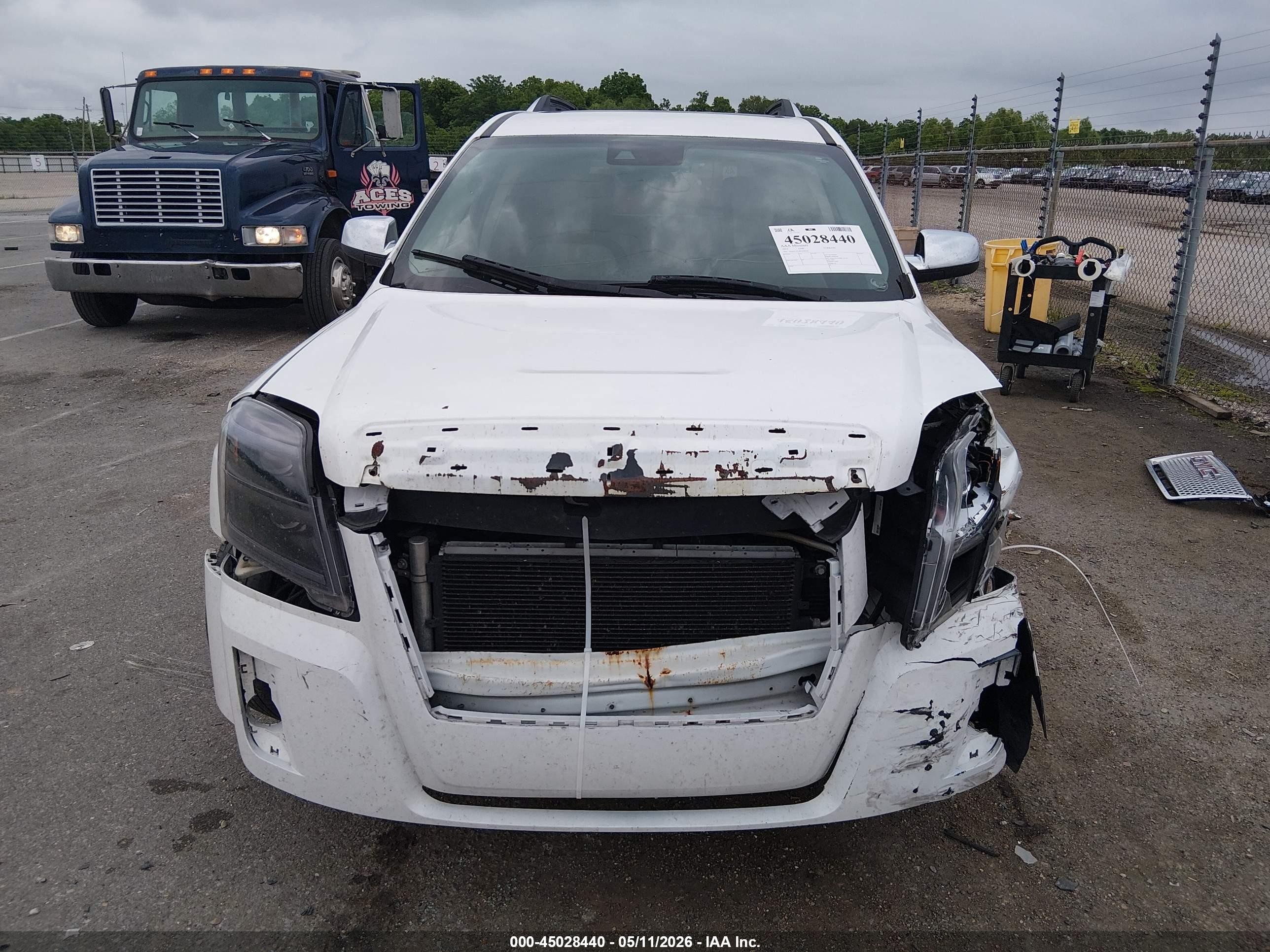 2015 Gmc Terrain Slt-2 White vin: 2GKFLTE38F6188230