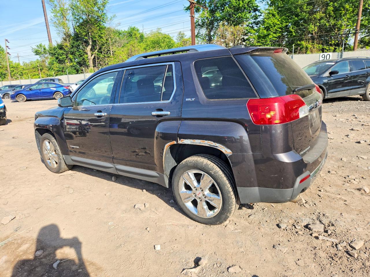 2015 Gmc Terrain Slt Серый vin: 2GKFLTE39F6158315