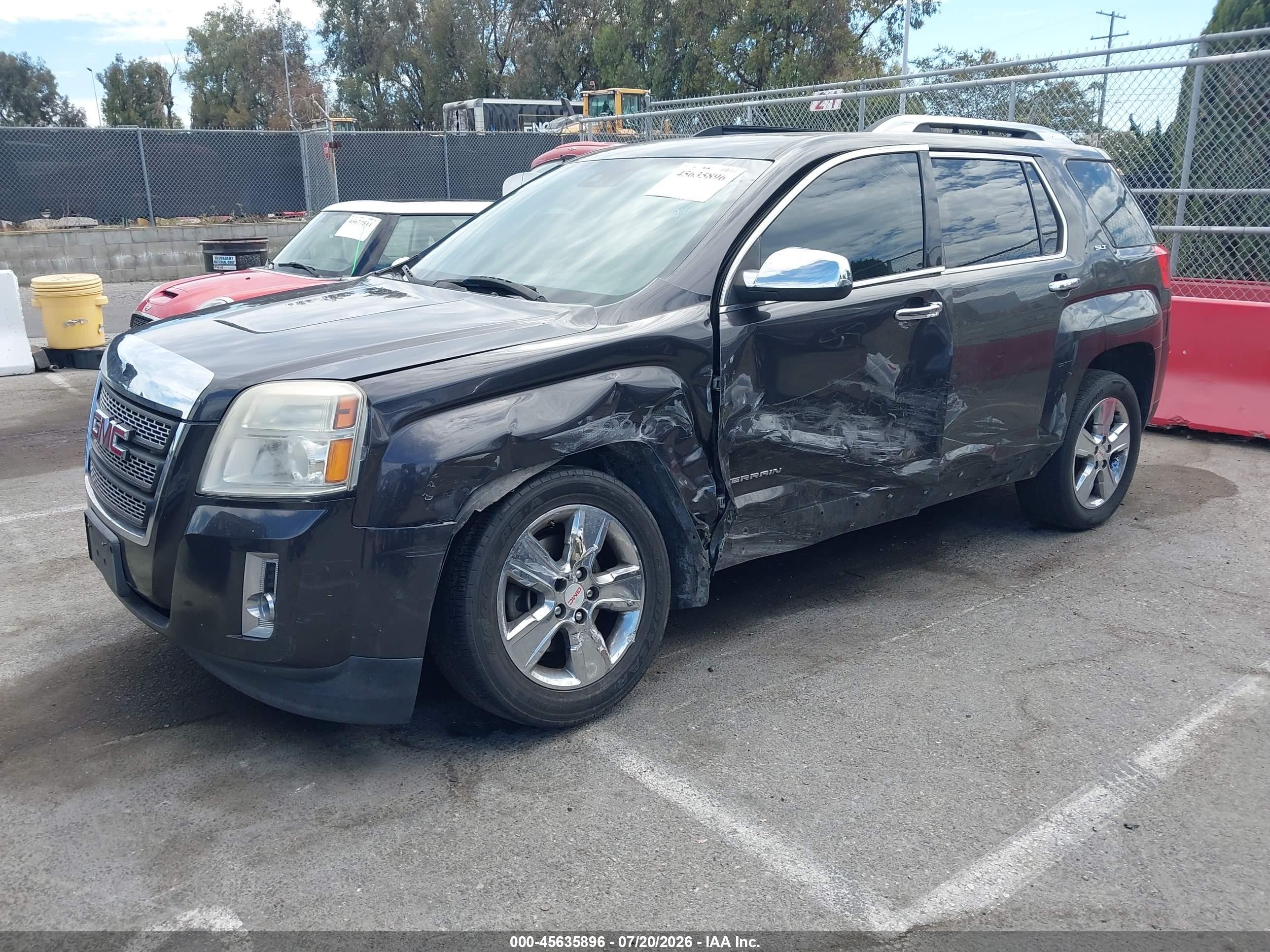 2015 Gmc Terrain Slt-2 White vin: 2GKFLTE39F6274999