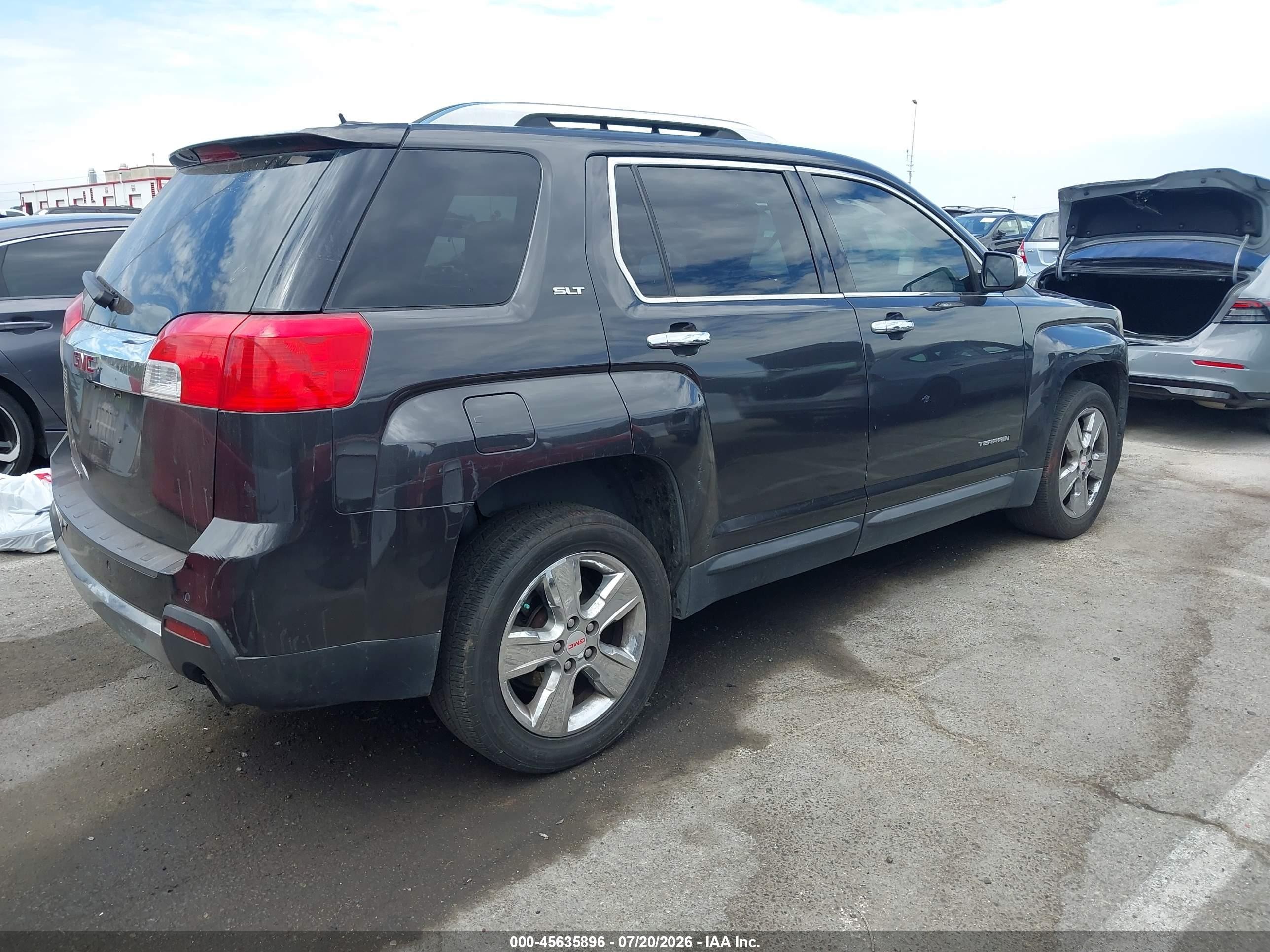 2015 Gmc Terrain Slt-2 White vin: 2GKFLTE39F6274999