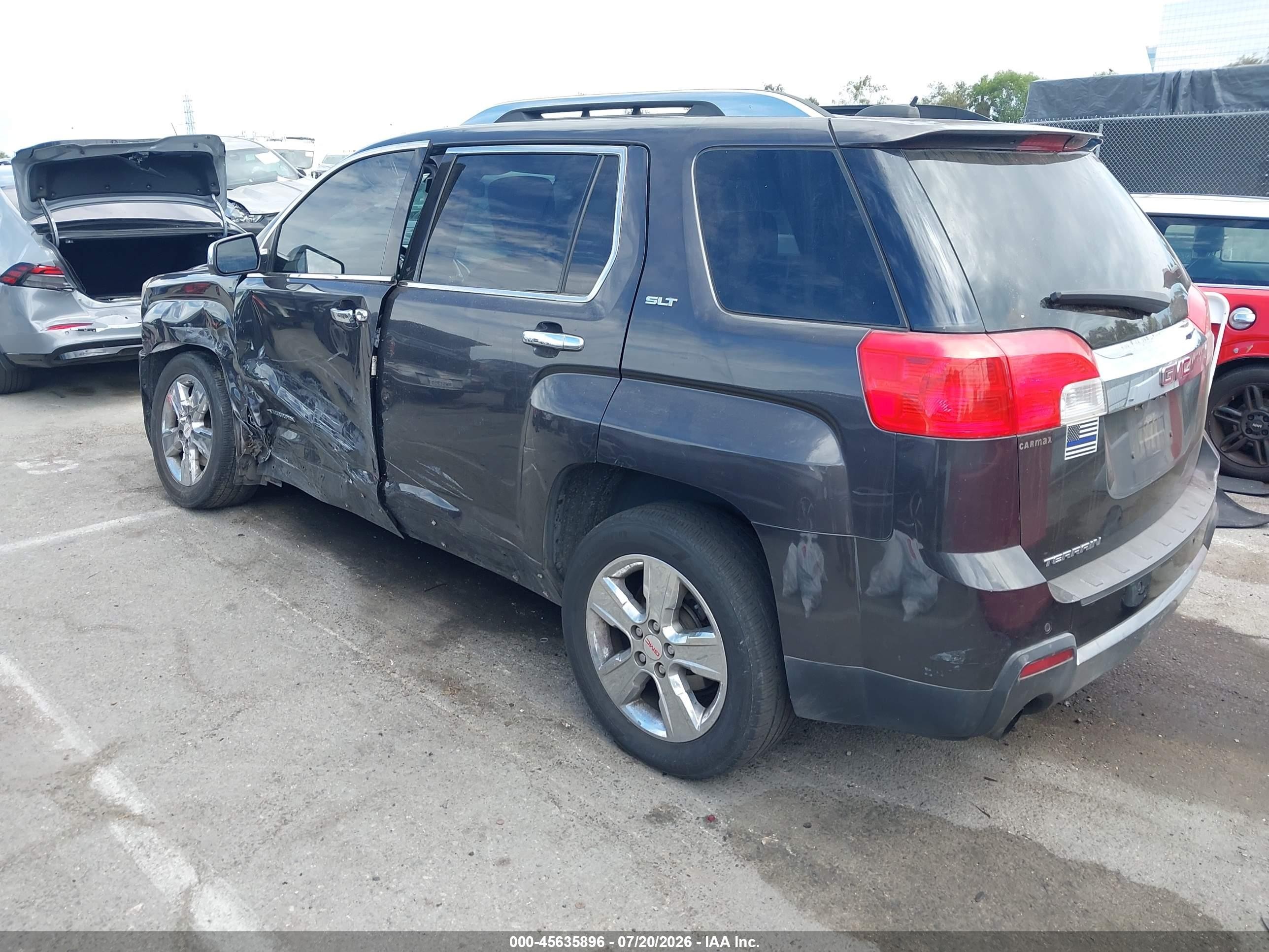 2015 Gmc Terrain Slt-2 White vin: 2GKFLTE39F6274999