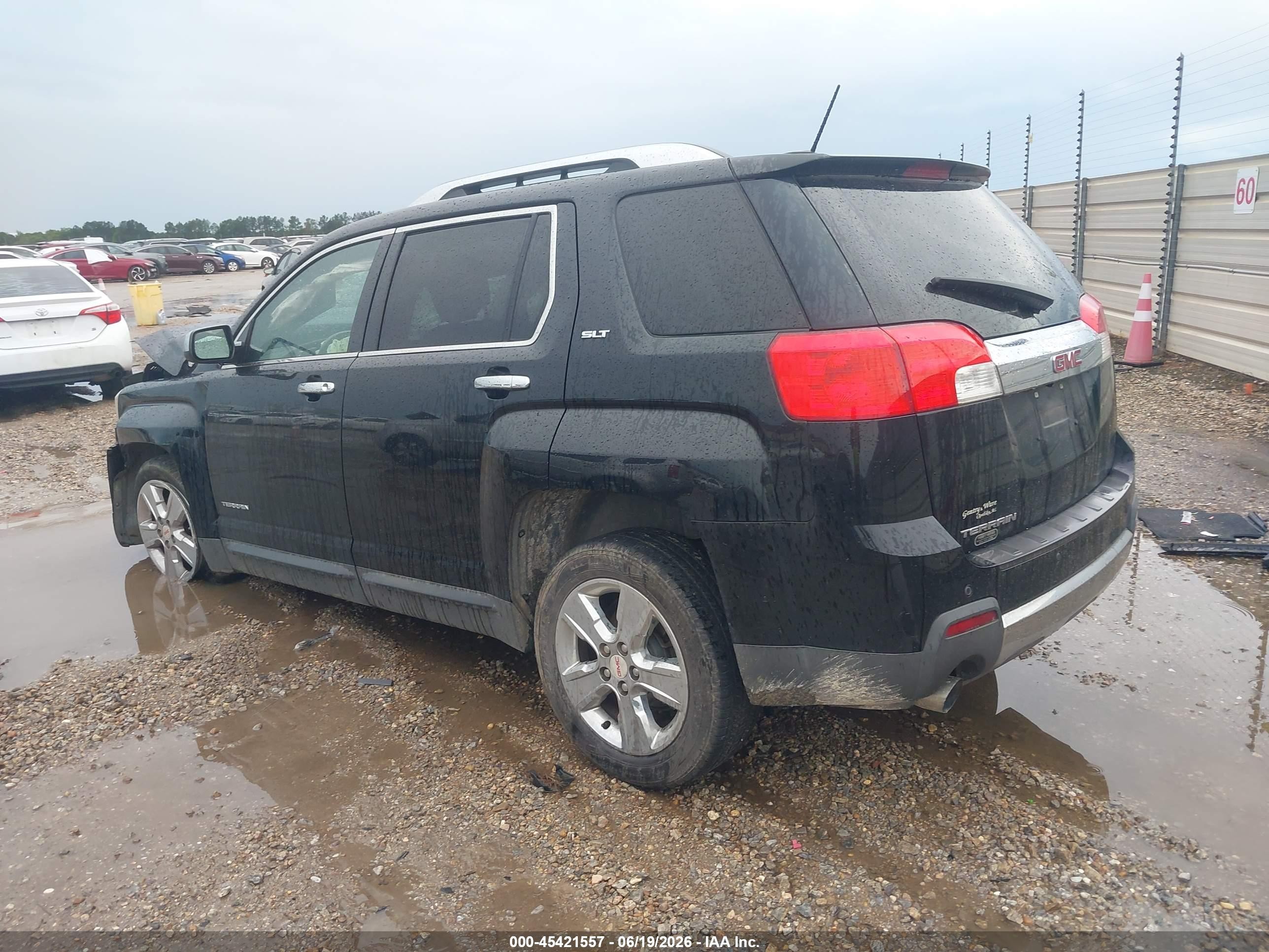2015 Gmc Terrain Slt-2 Черный vin: 2GKFLTE39F6295335