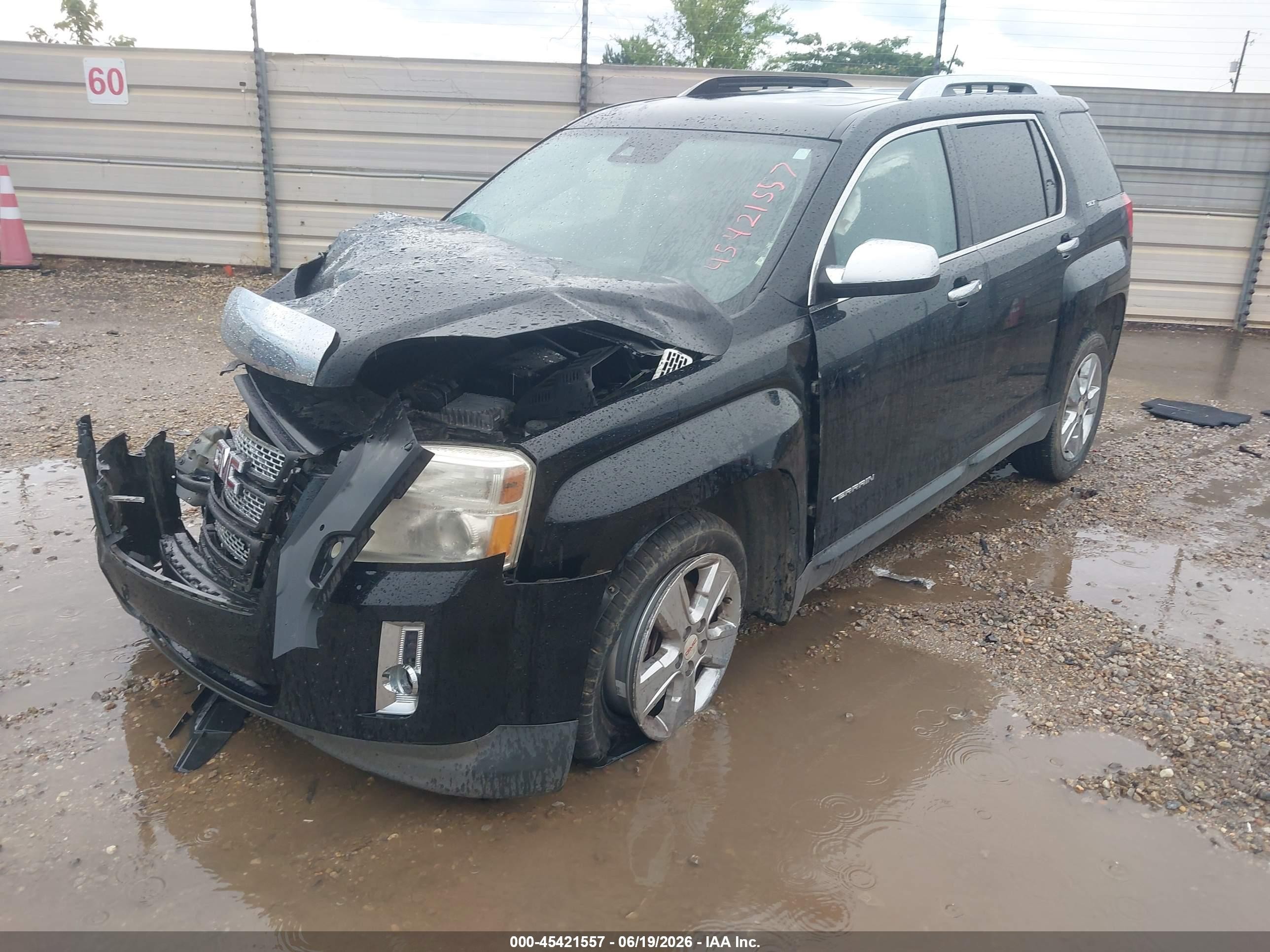 2015 Gmc Terrain Slt-2 Черный vin: 2GKFLTE39F6295335