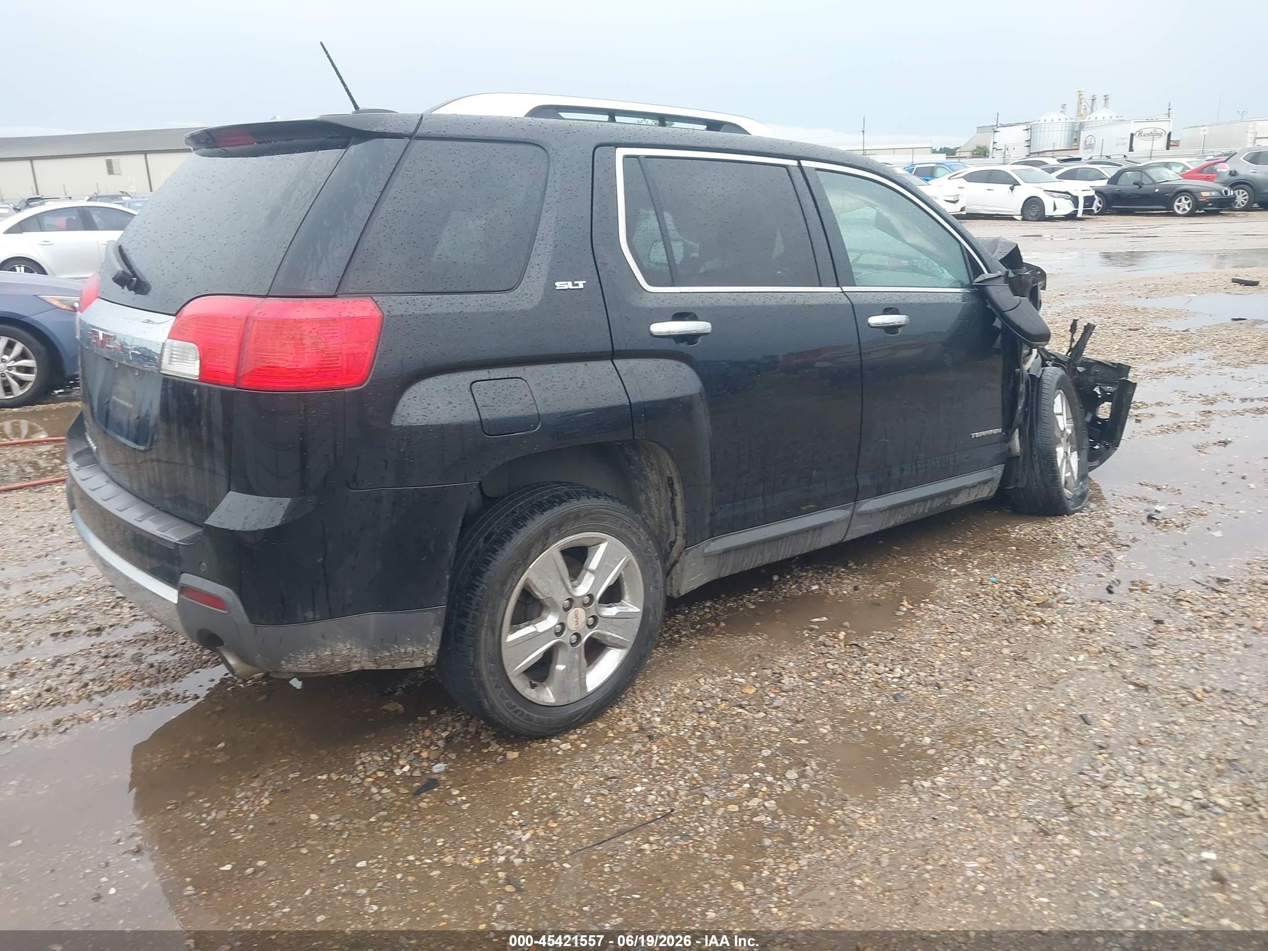 2015 Gmc Terrain Slt-2 Черный vin: 2GKFLTE39F6295335