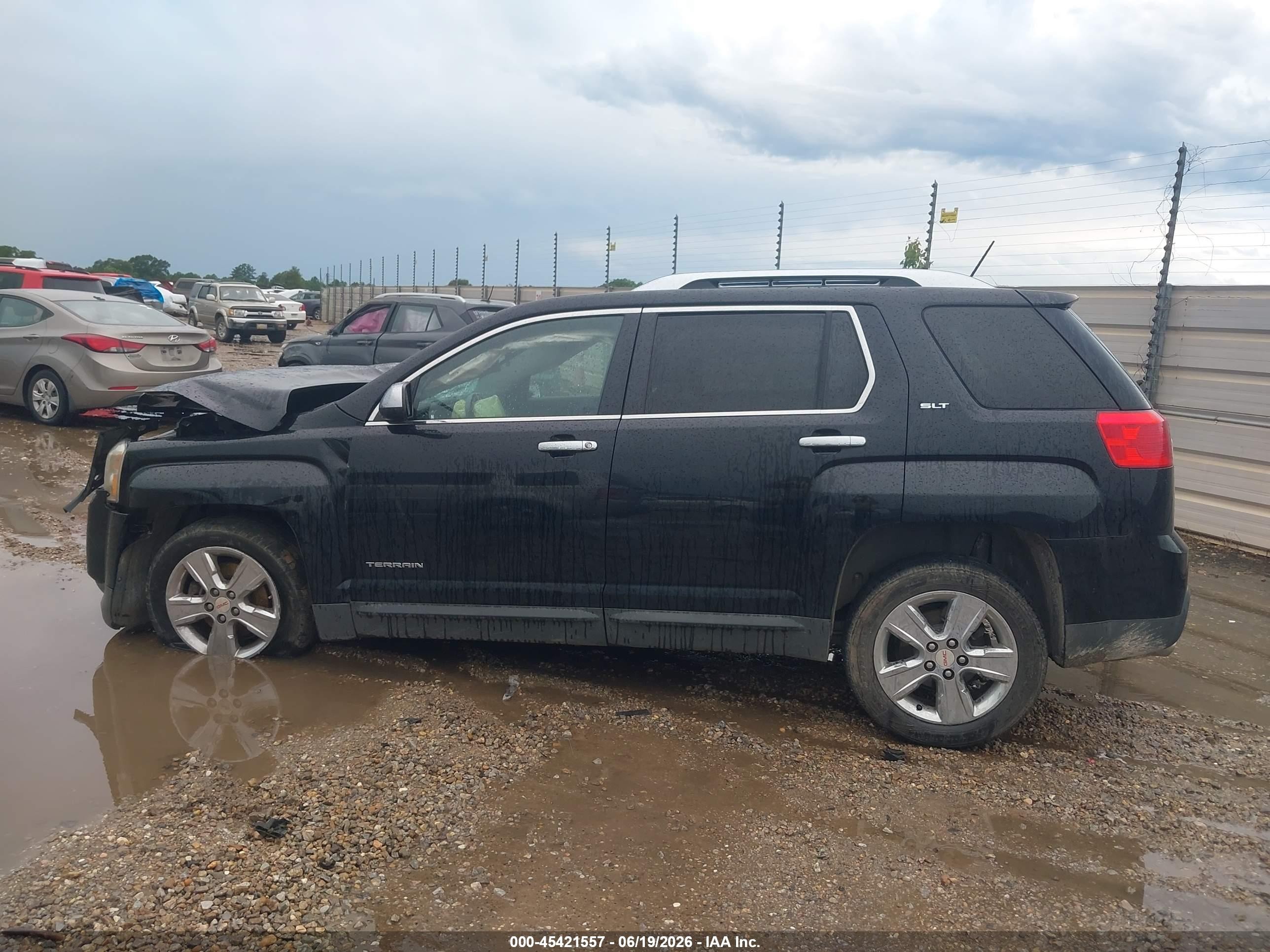 2015 Gmc Terrain Slt-2 Черный vin: 2GKFLTE39F6295335