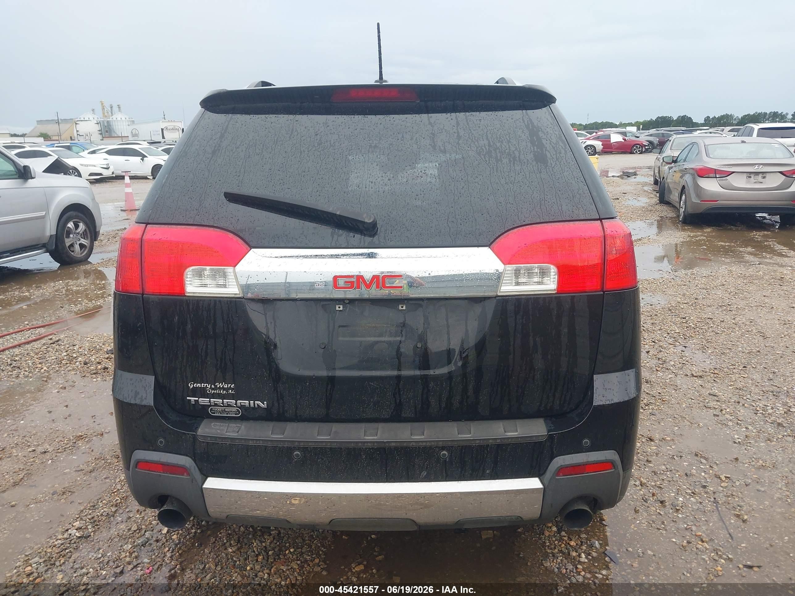 2015 Gmc Terrain Slt-2 Черный vin: 2GKFLTE39F6295335