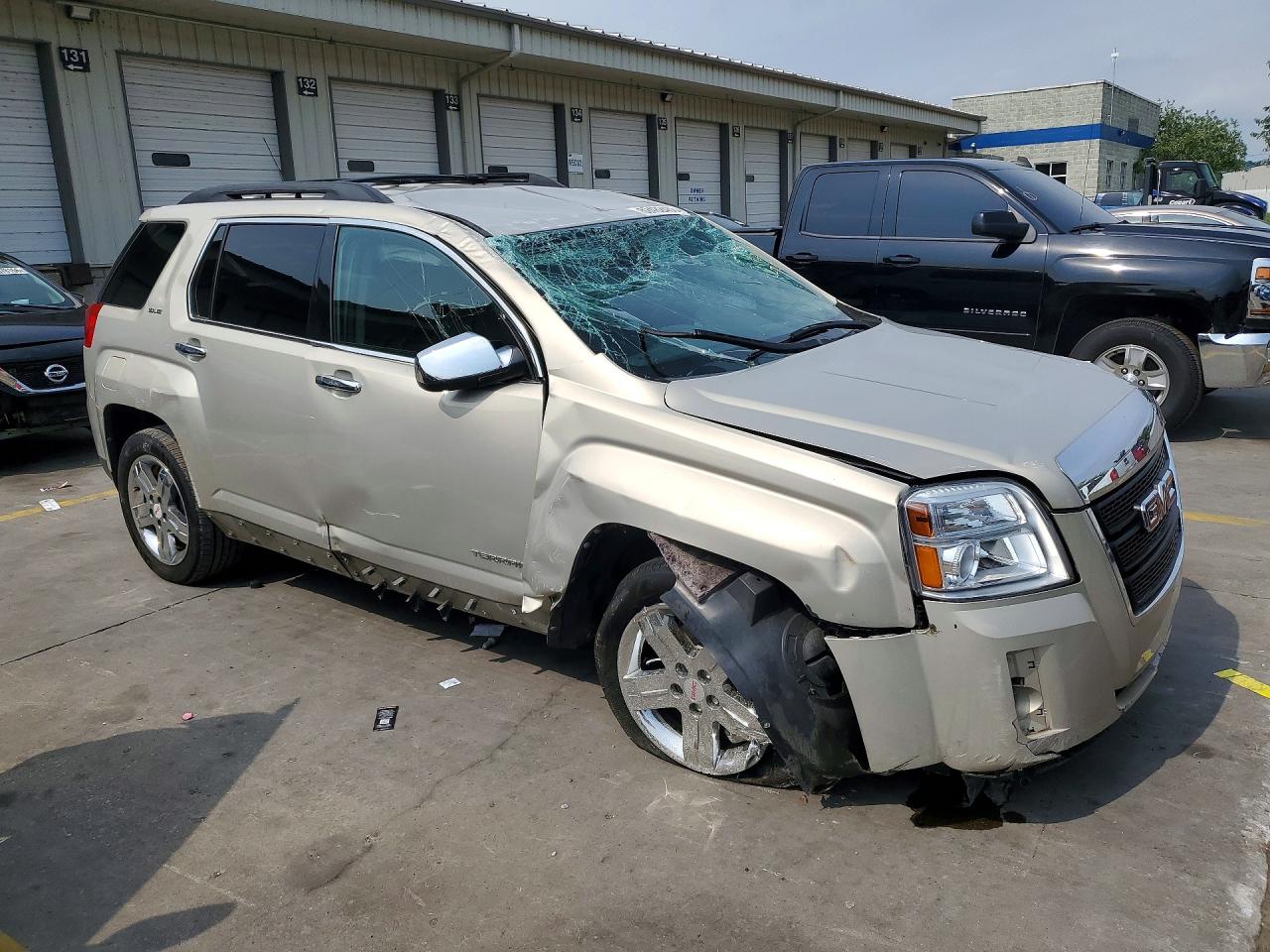 2012 Gmc Terrain Sle Beige vin: 2GKFLTE50C6152948