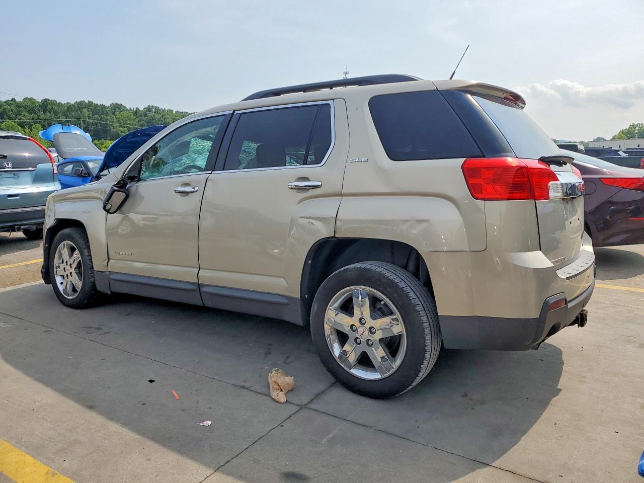 2012 Gmc Terrain Sle Beige vin: 2GKFLTE50C6152948