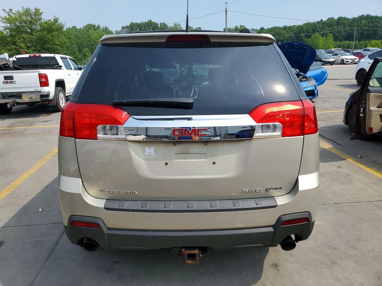 2012 Gmc Terrain Sle Beige vin: 2GKFLTE50C6152948