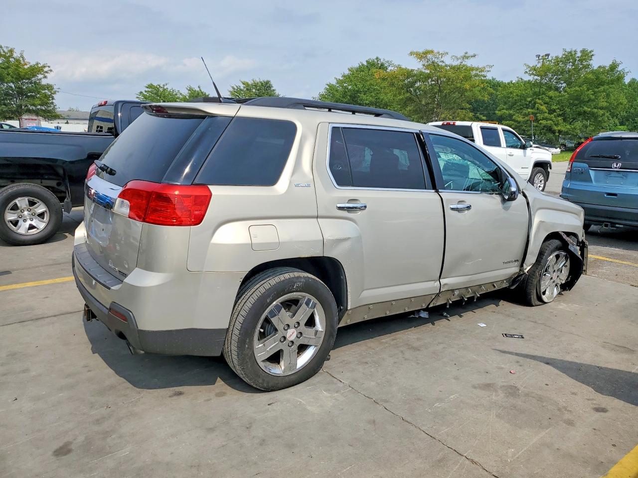 2012 Gmc Terrain Sle Beige vin: 2GKFLTE50C6152948