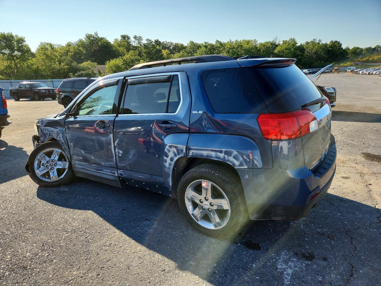 2012 Gmc Terrain Sle Blue vin: 2GKFLTE51C6249995