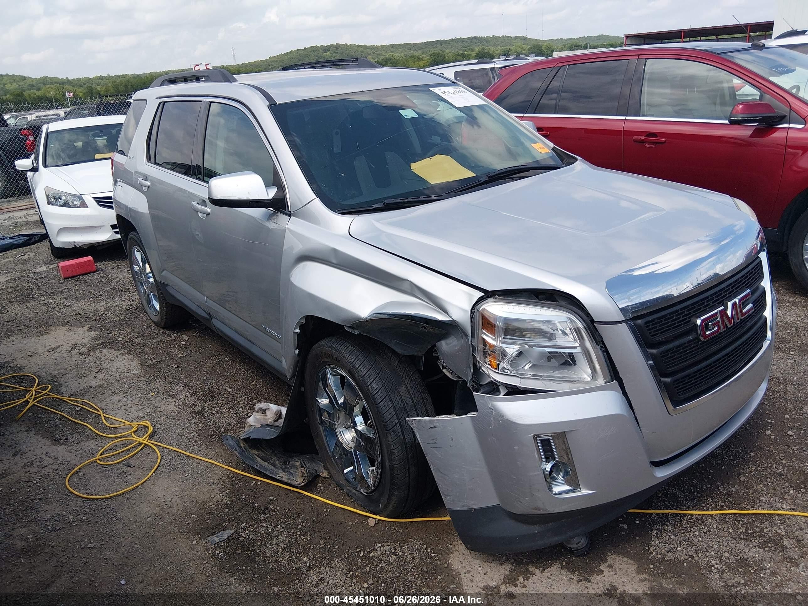 2012 Gmc Terrain Sle-2 Silver vin: 2GKFLTE52C6227021