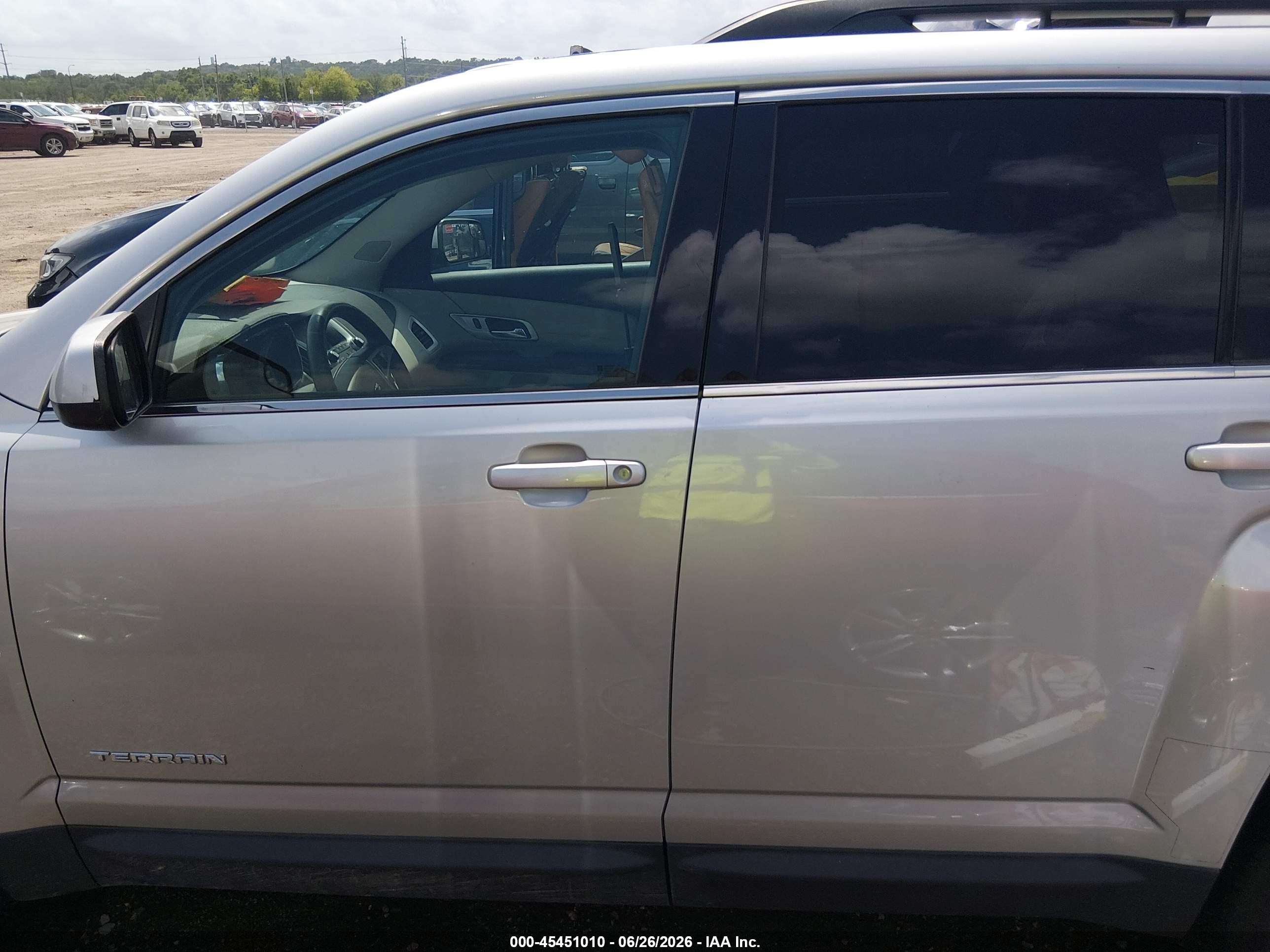 2012 Gmc Terrain Sle-2 Silver vin: 2GKFLTE52C6227021