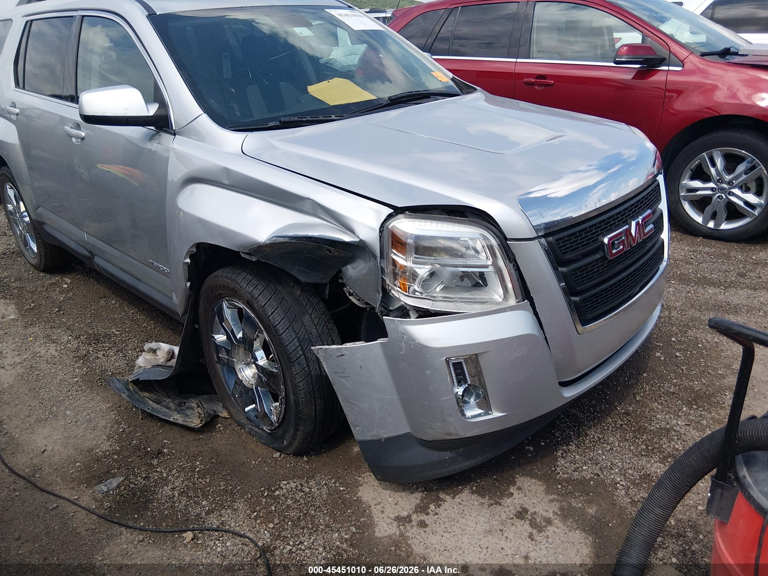 2012 Gmc Terrain Sle-2 Silver vin: 2GKFLTE52C6227021