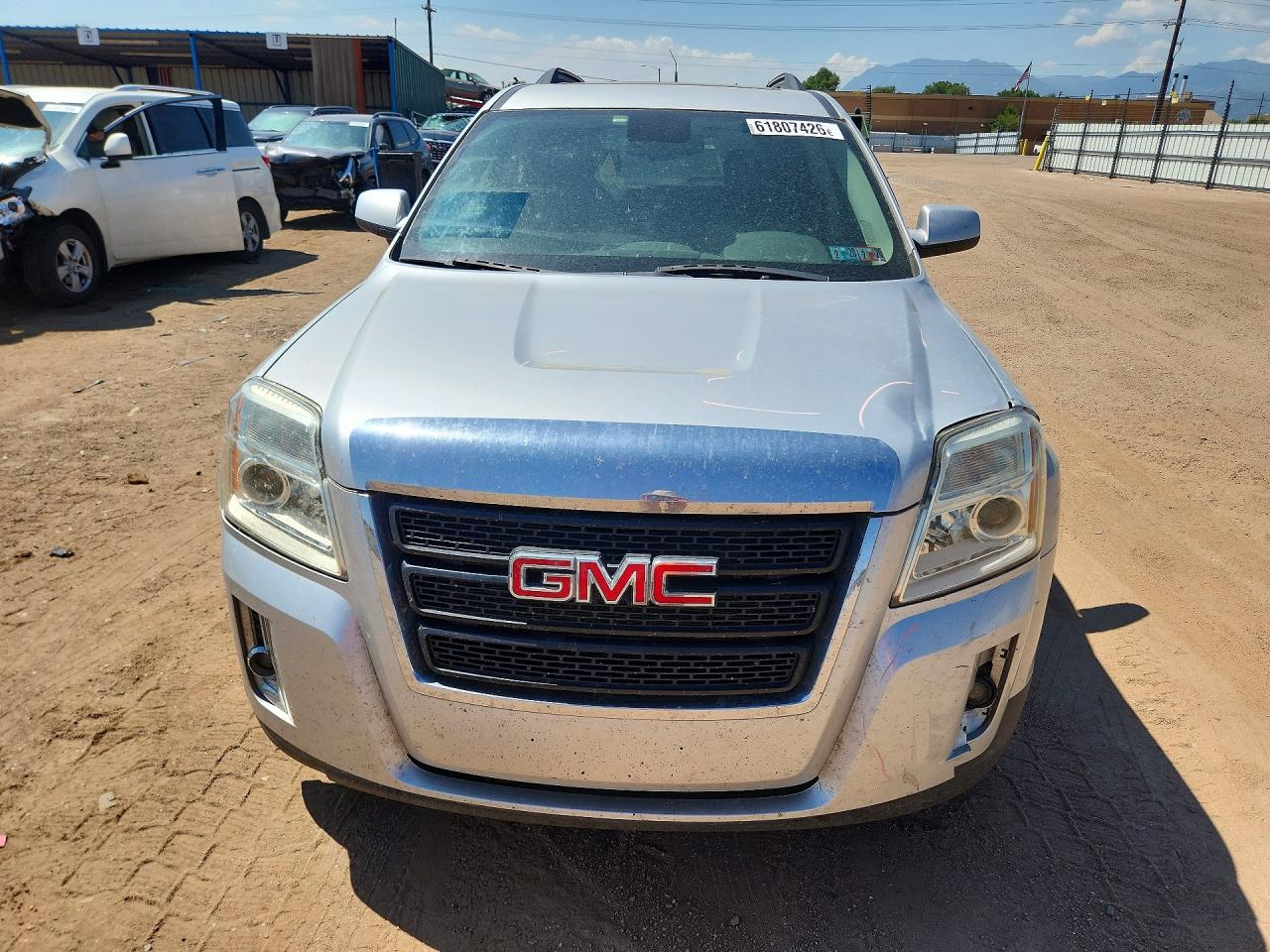 2012 Gmc Terrain Sle Silver vin: 2GKFLTE54C6128829
