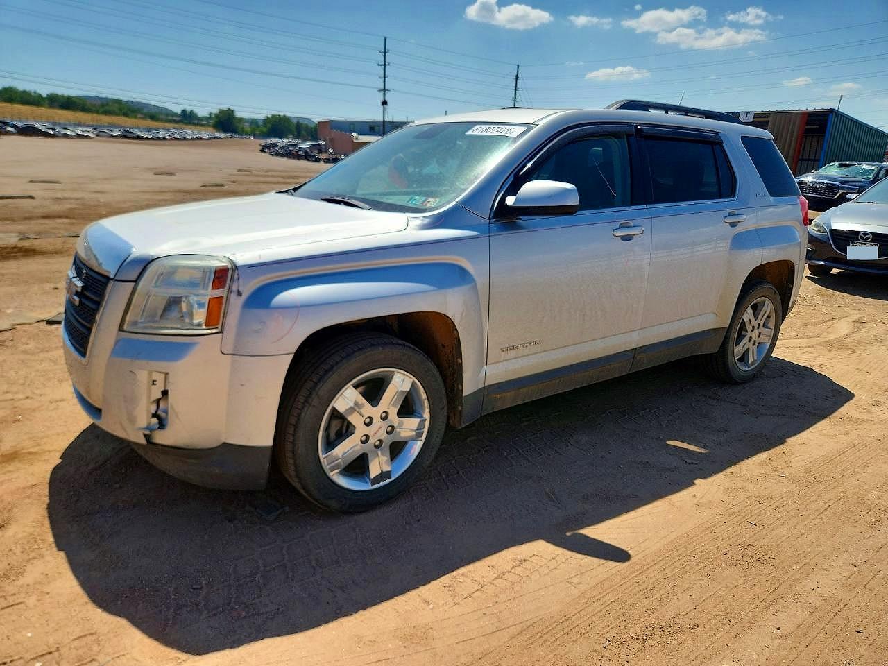 2012 Gmc Terrain Sle Silver vin: 2GKFLTE54C6128829