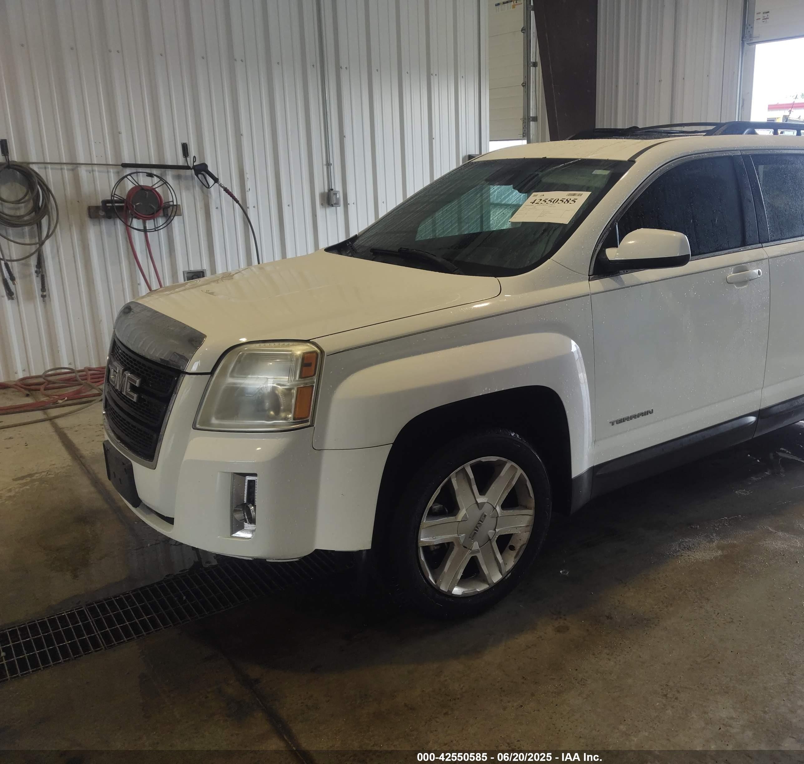 2012 Gmc Terrain Sle-2 White vin: 2GKFLTE54C6388244