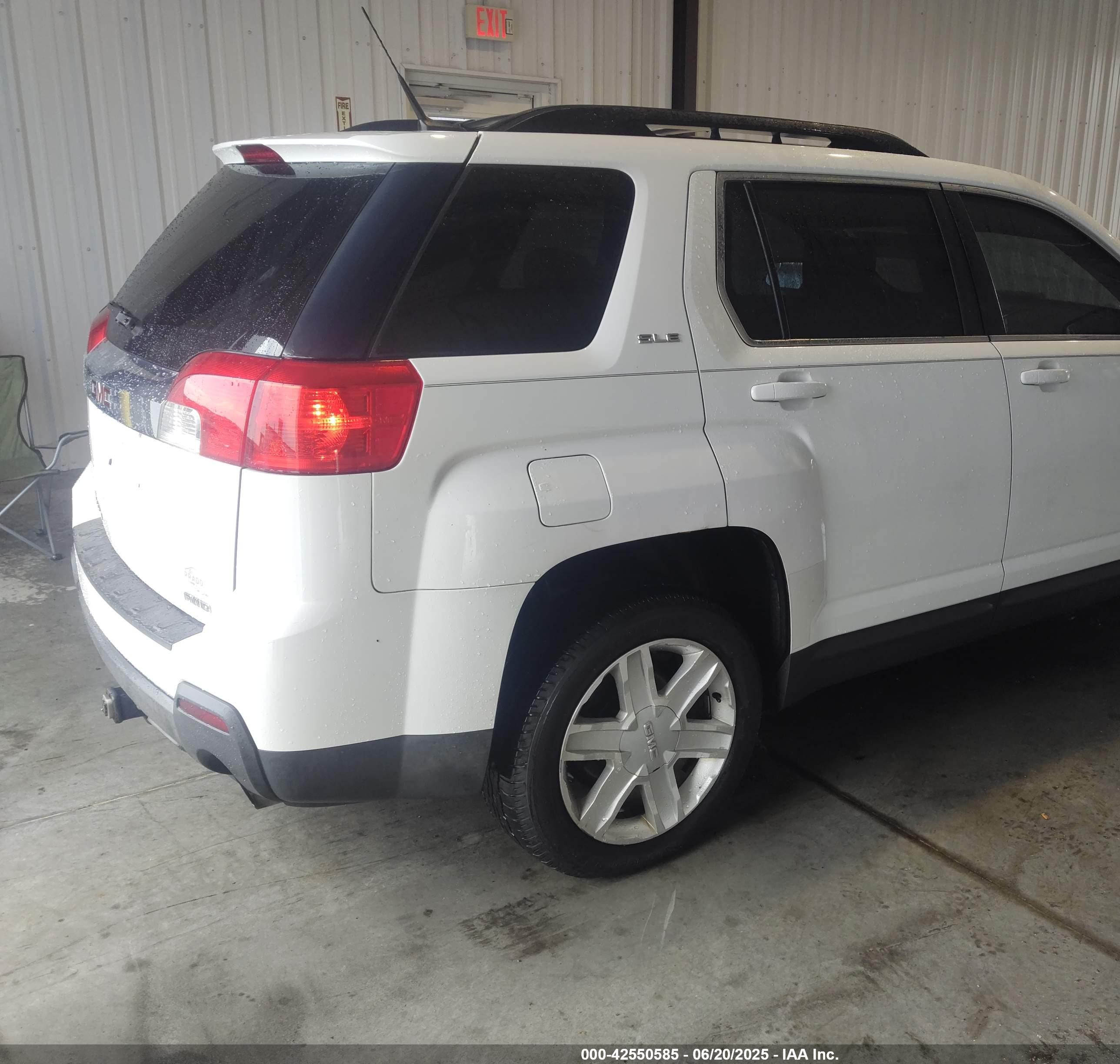 2012 Gmc Terrain Sle-2 White vin: 2GKFLTE54C6388244