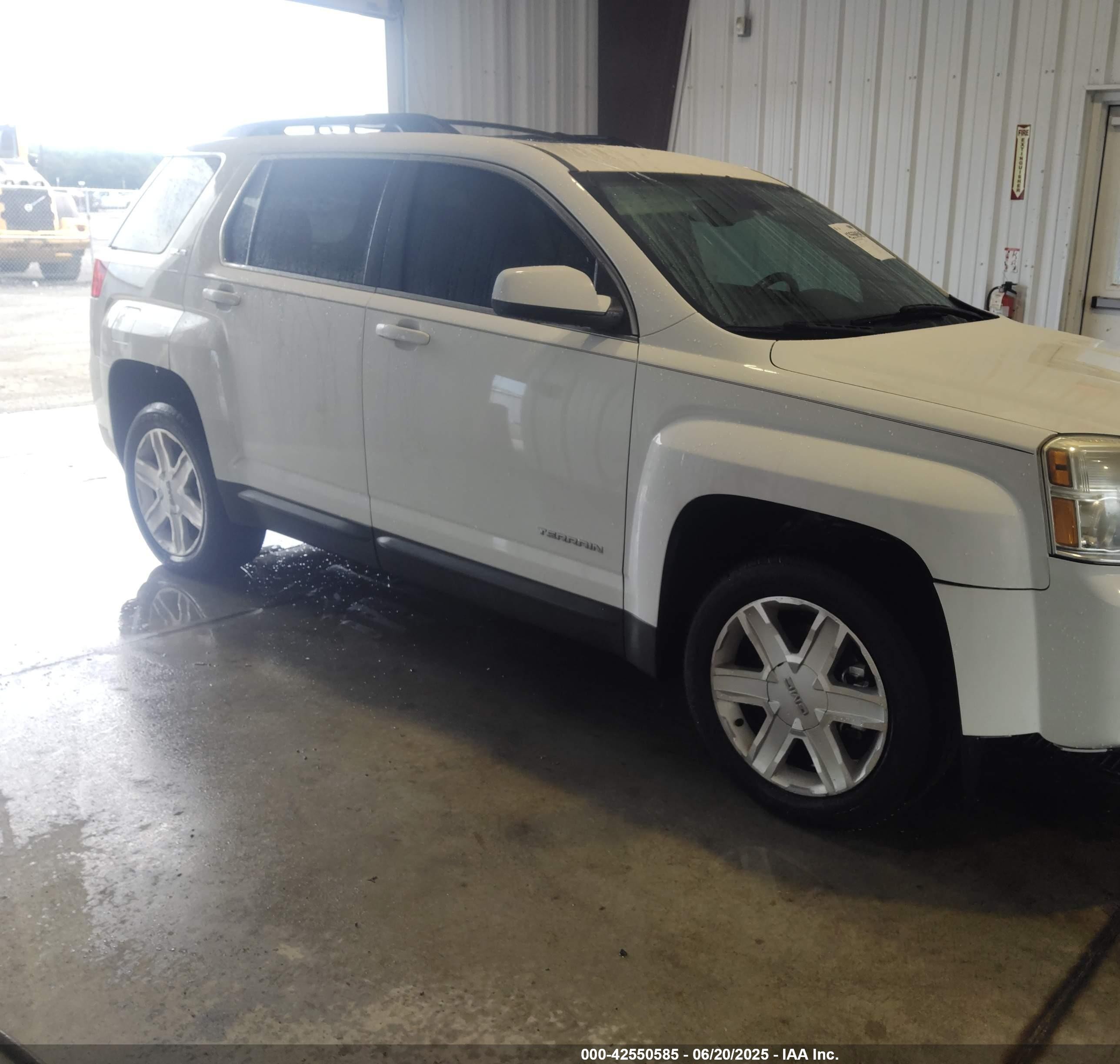 2012 Gmc Terrain Sle-2 White vin: 2GKFLTE54C6388244