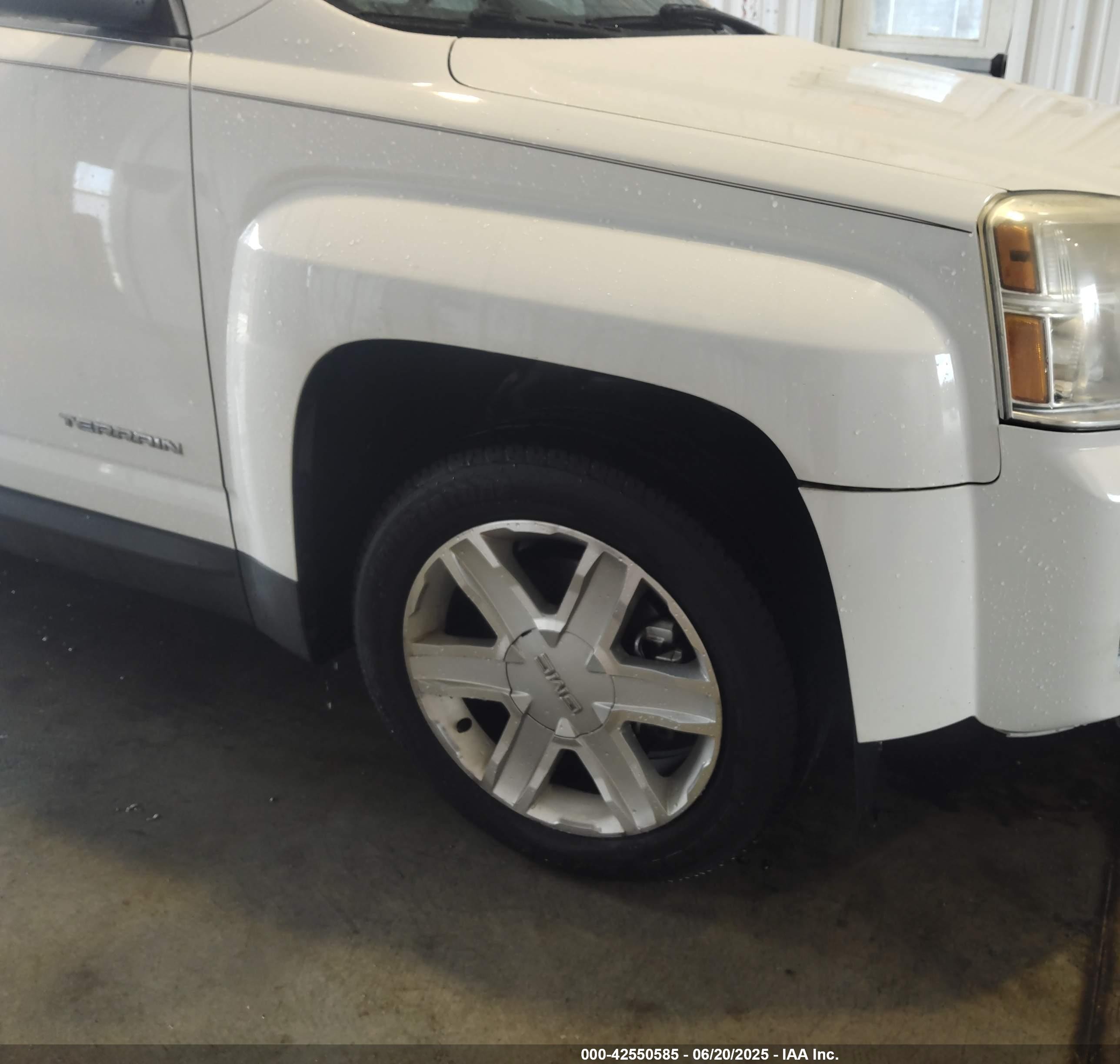 2012 Gmc Terrain Sle-2 White vin: 2GKFLTE54C6388244